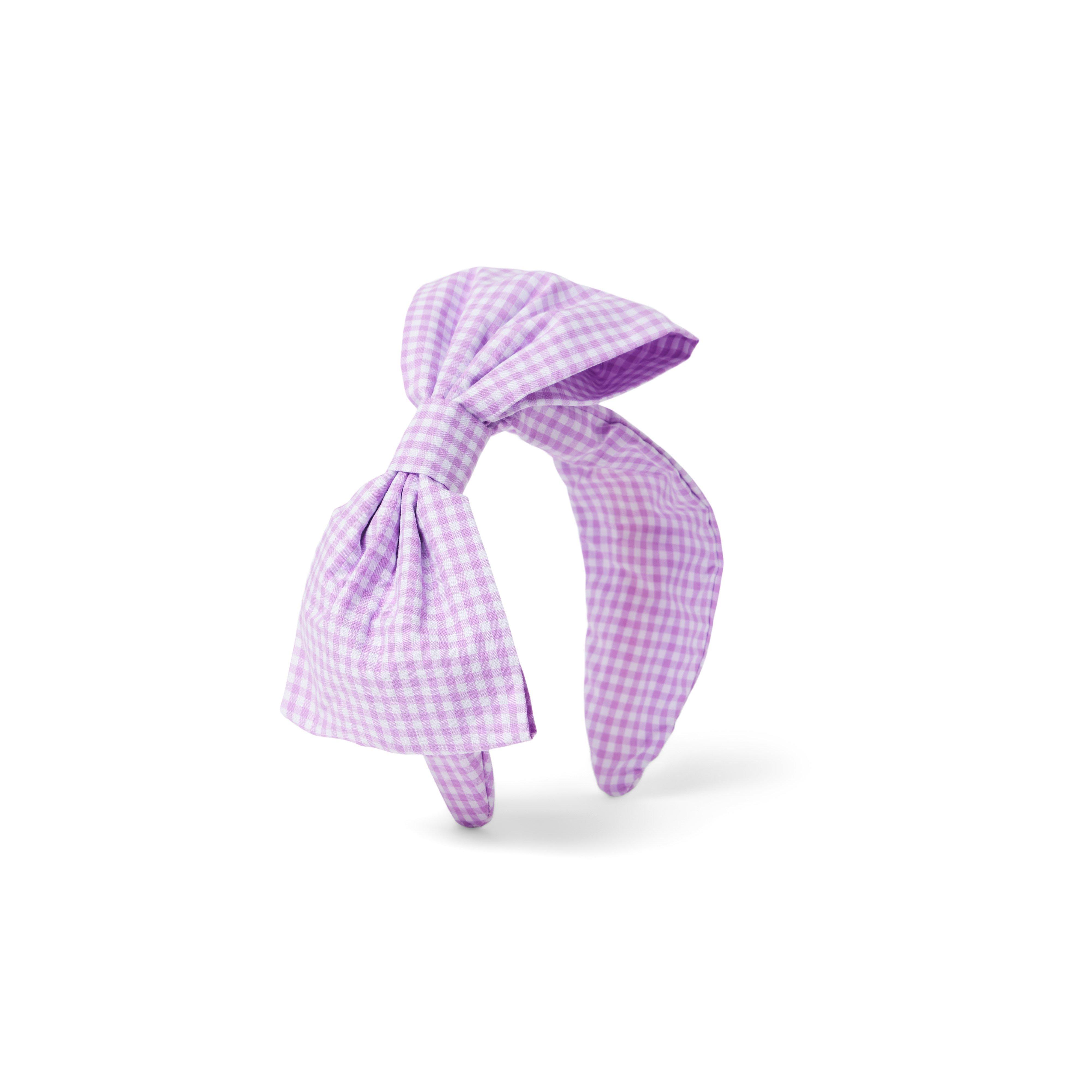 Gingham Bow Headband image number 0