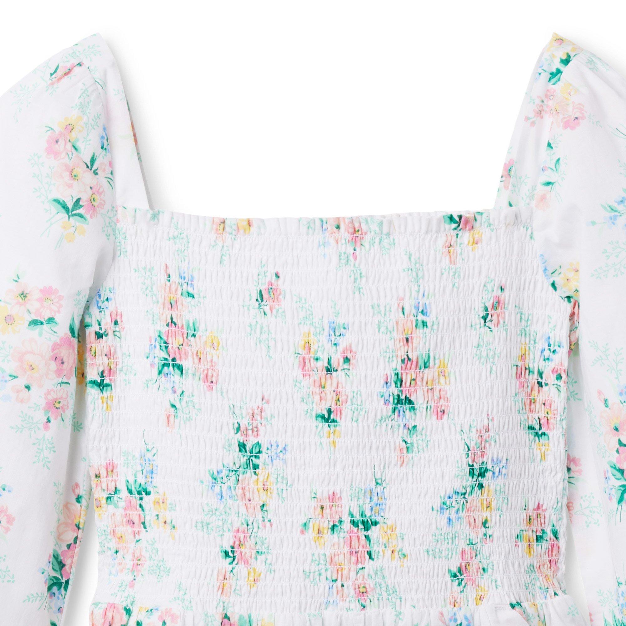 Floral Smocked Romper image number 2