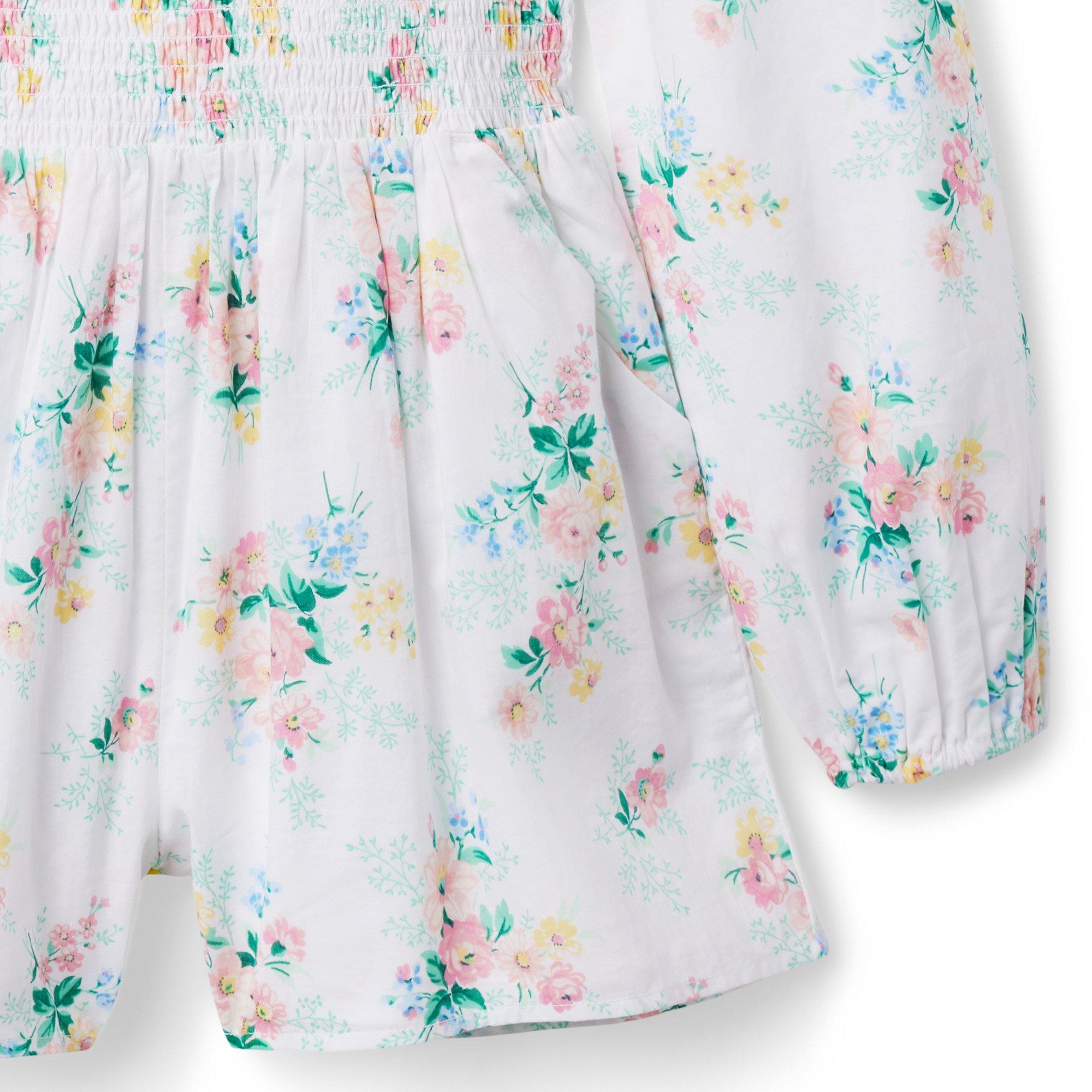 Floral Smocked Romper image number 3