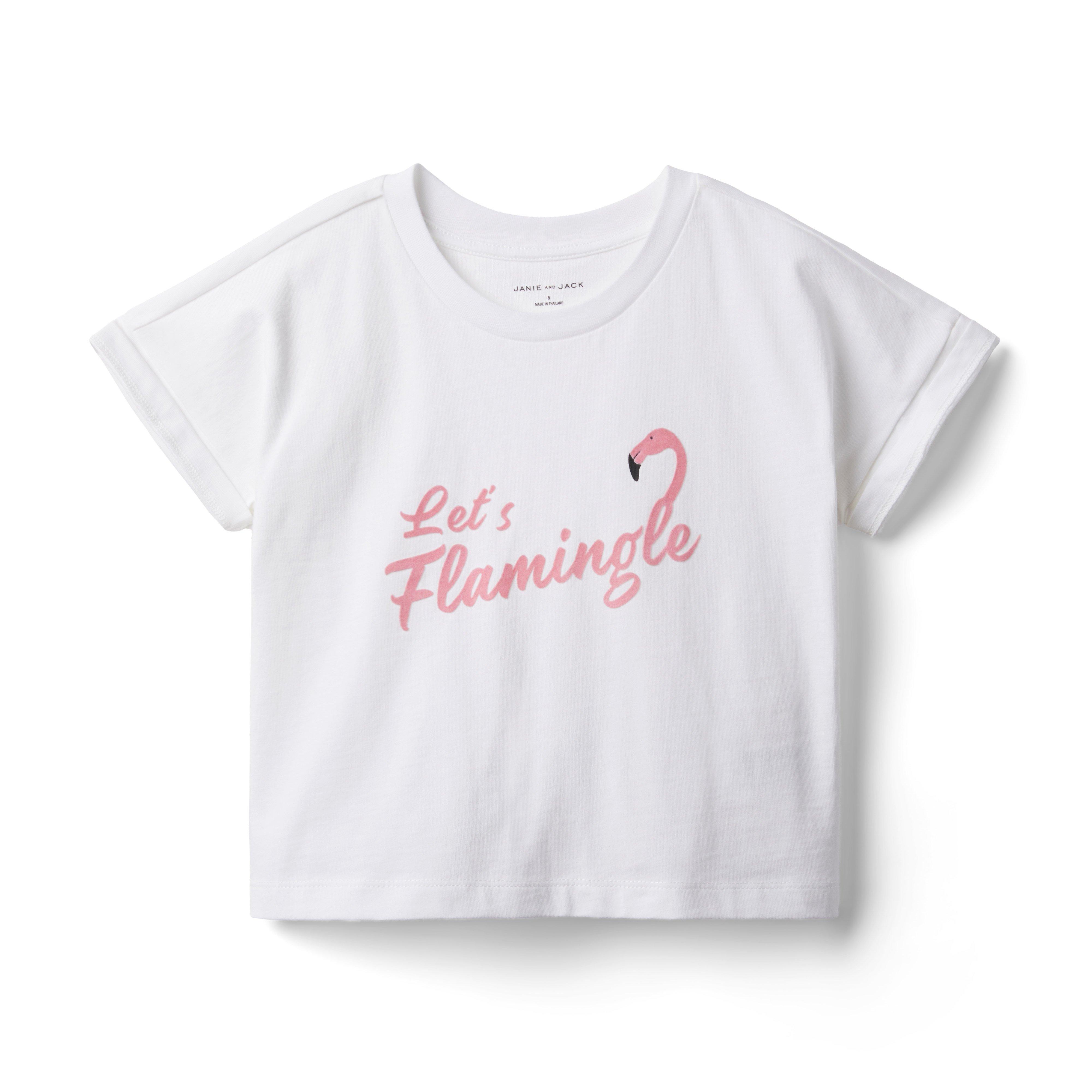 Flamingle Cropped Tee image number 0