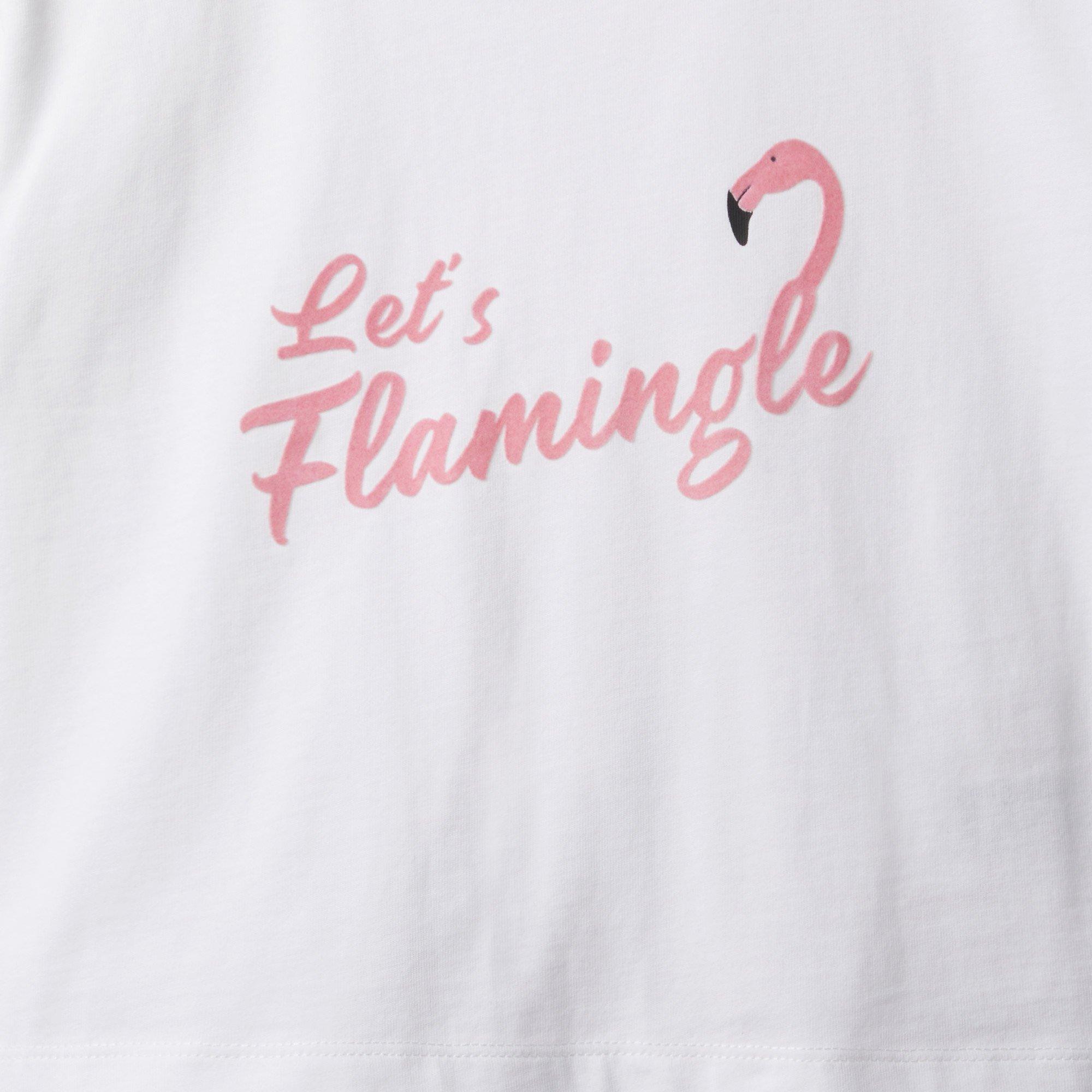 Flamingle Cropped Tee image number 1
