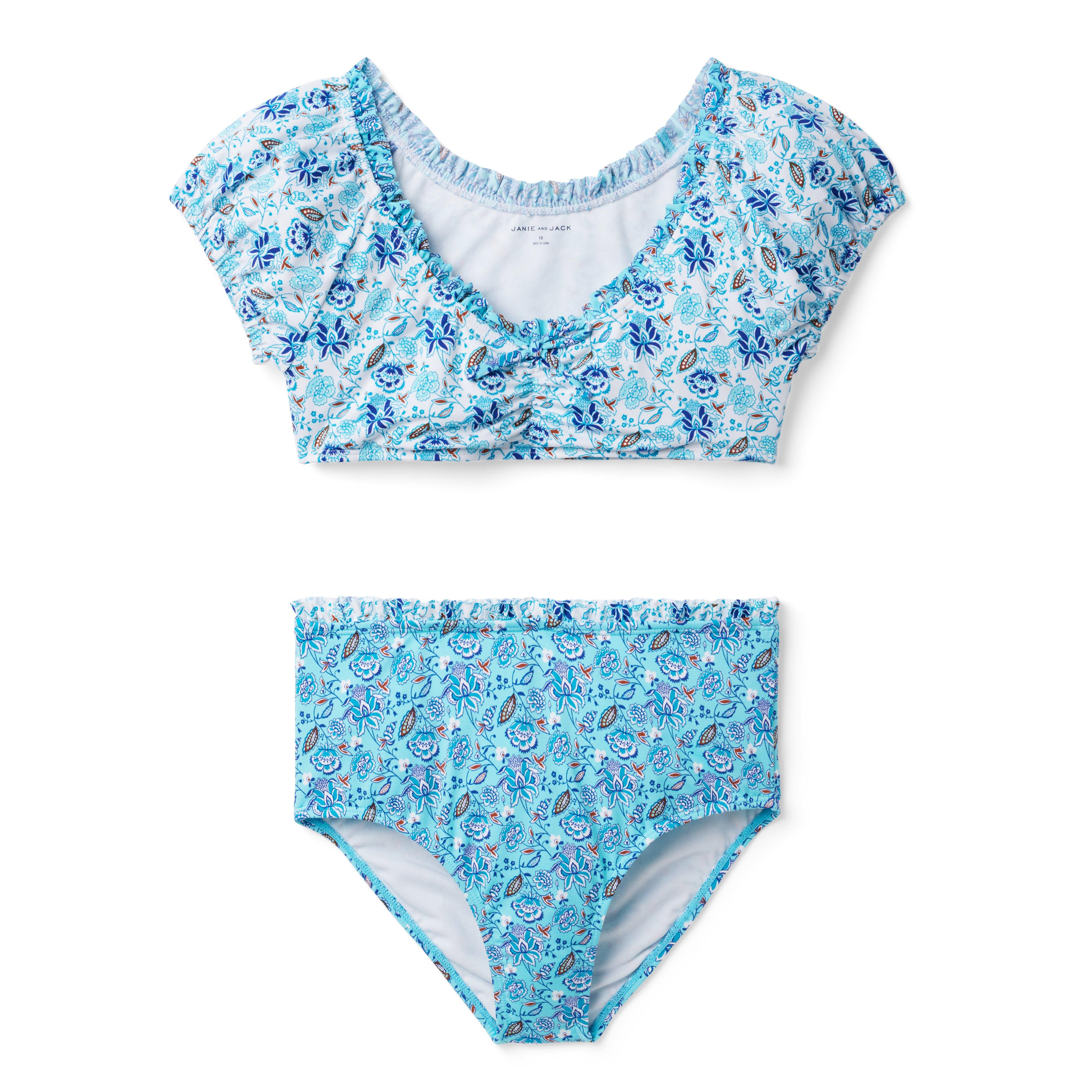 Recycled Floral Paisley 2-Piece Swimsuit image number 0