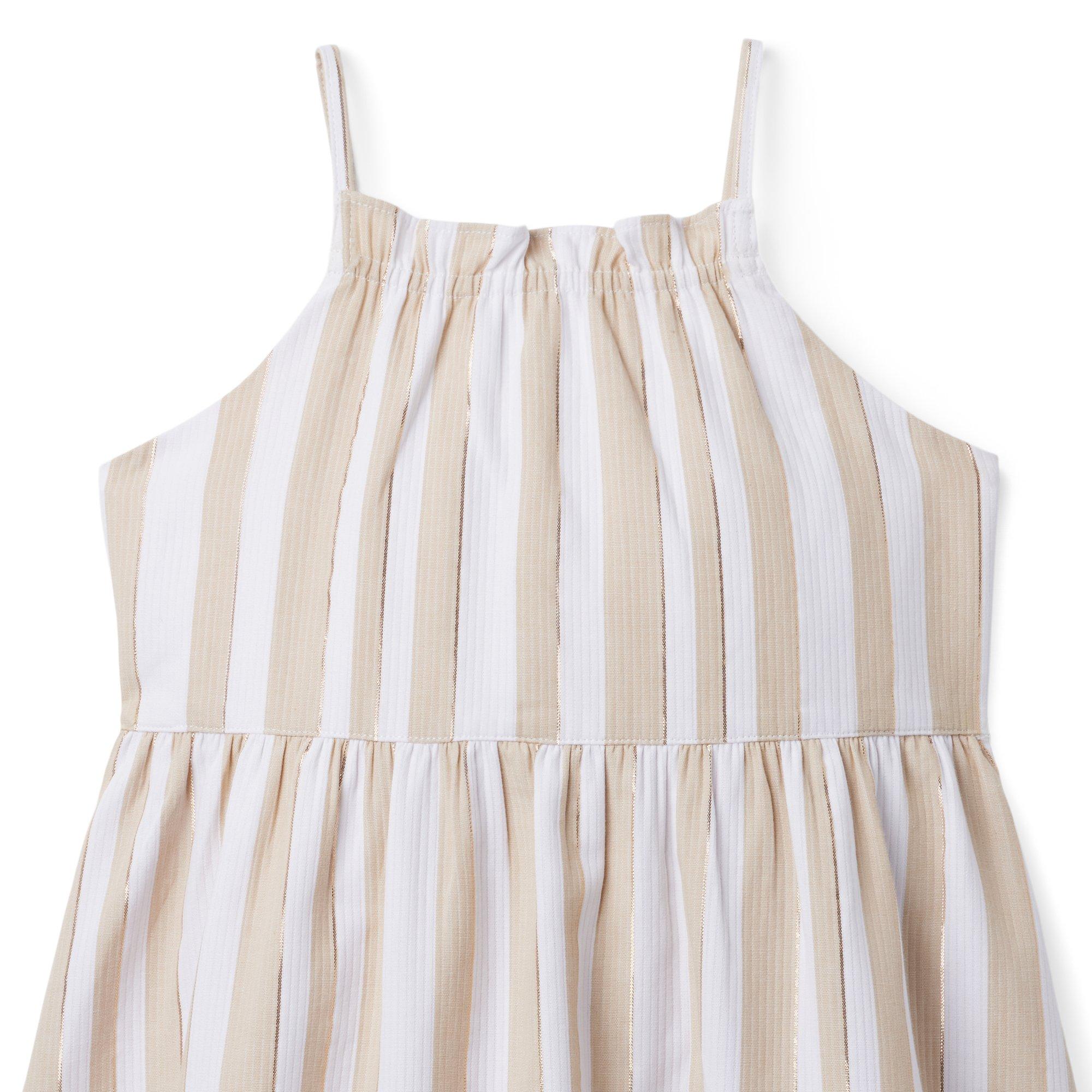 Metallic Striped Sundress image number 2