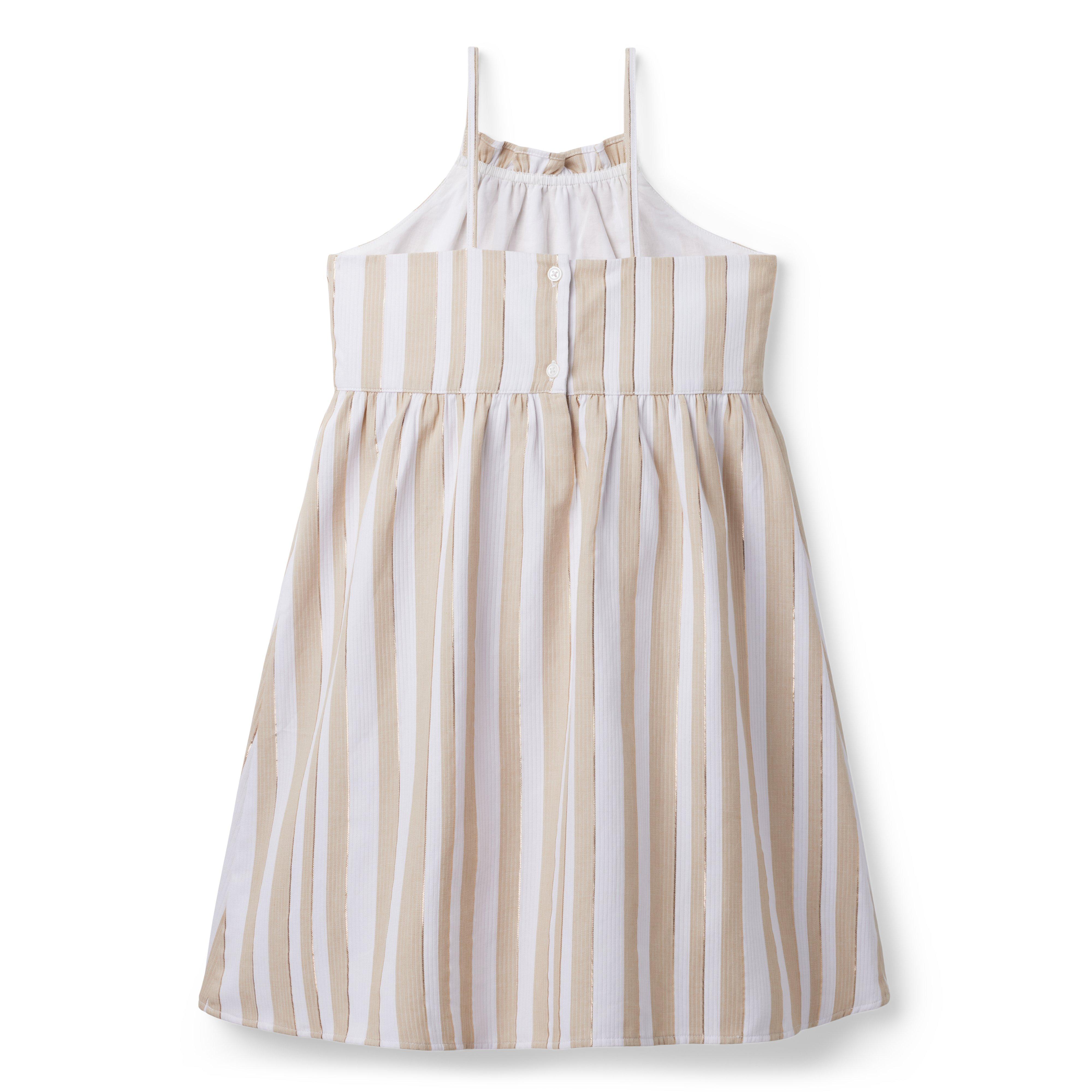 Metallic Striped Sundress image number 1