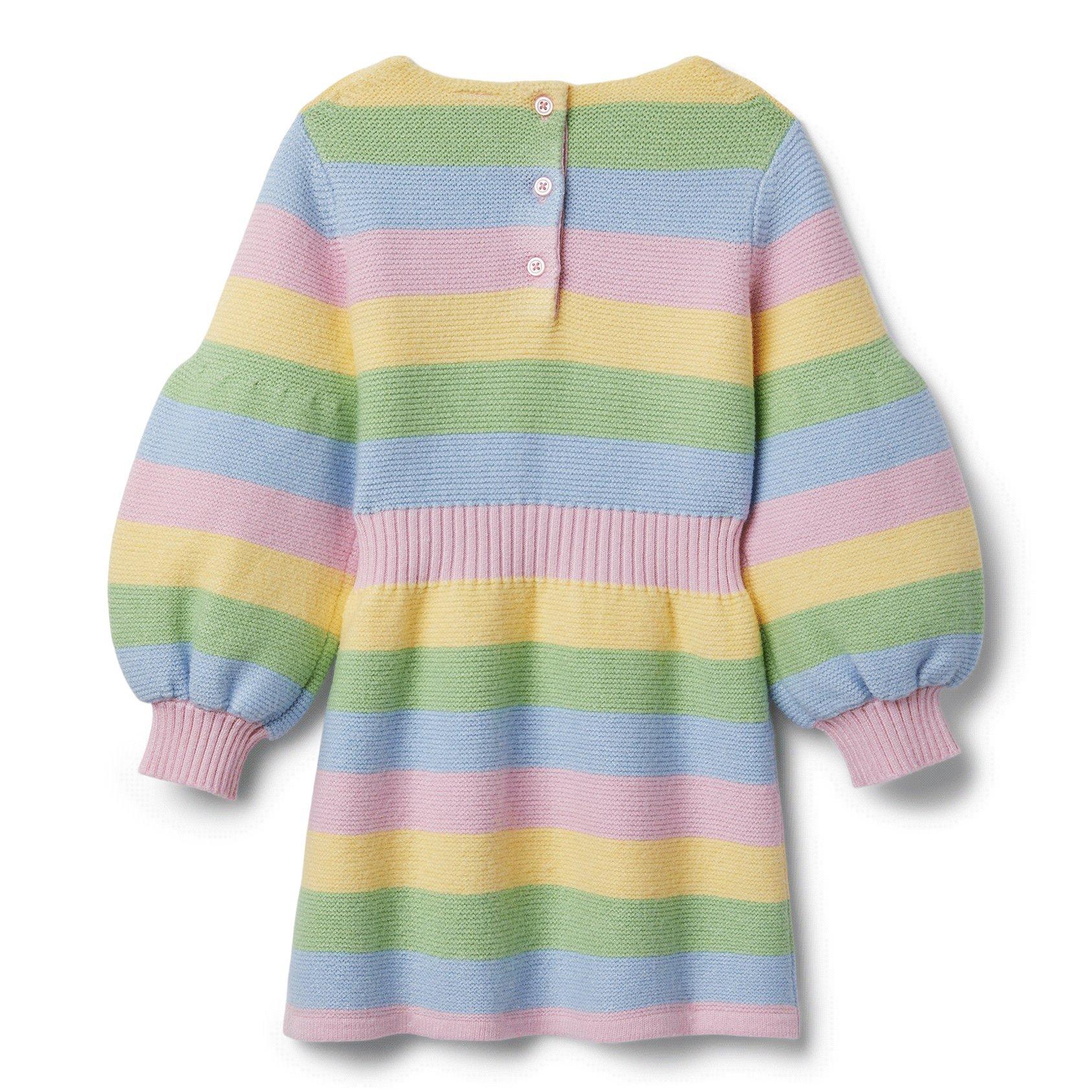 Pastel Striped Sweater Dress image number 1