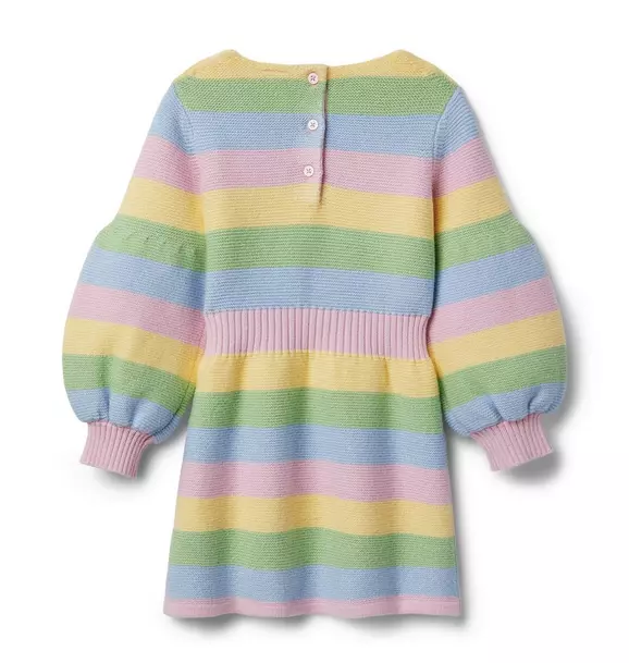 Pastel Striped Sweater Dress image number 1
