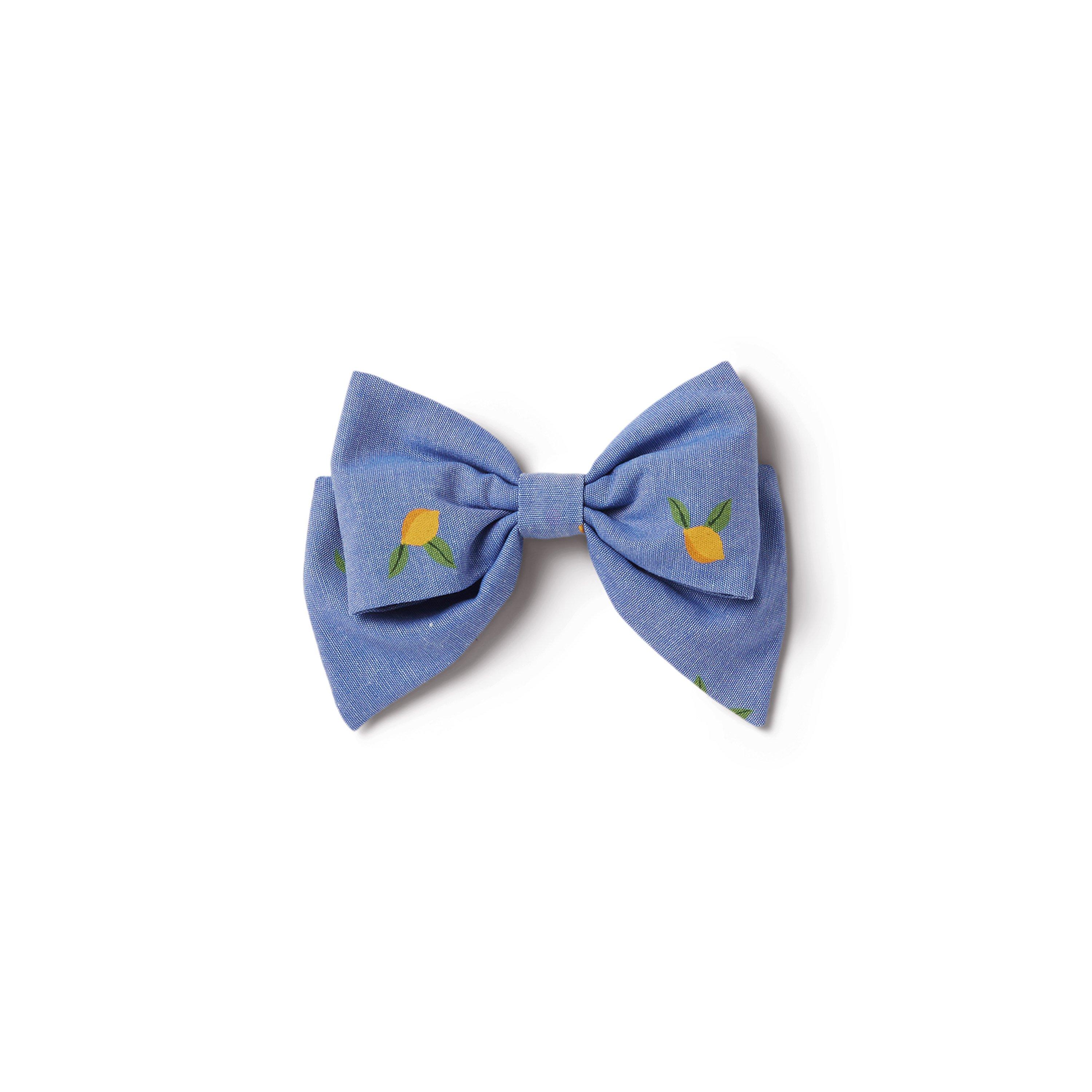 Lemon Bow Barrette