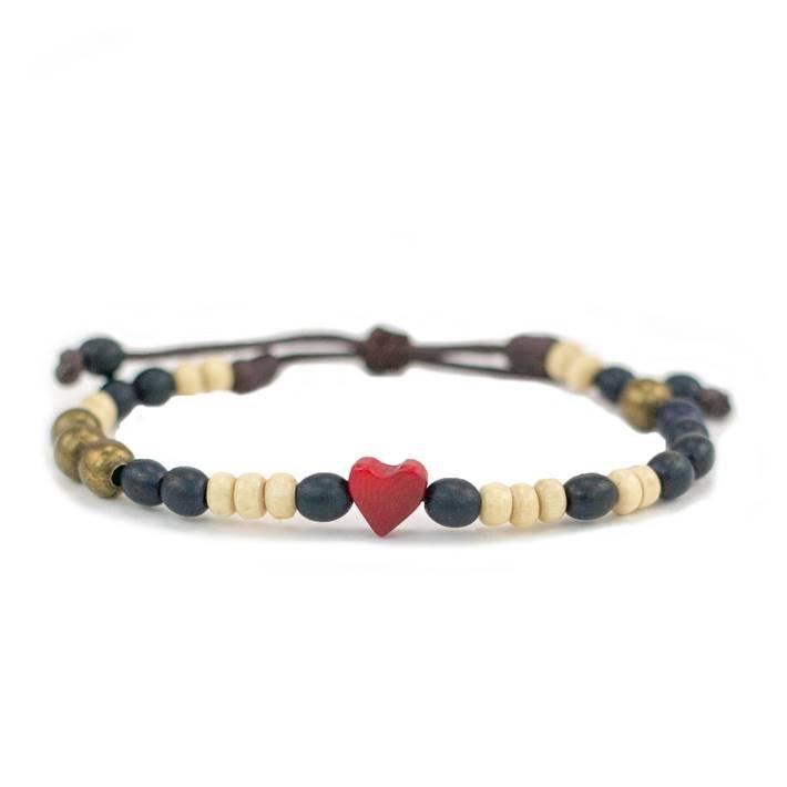 Love Is Project Tagua Heart Bracelet image number 0