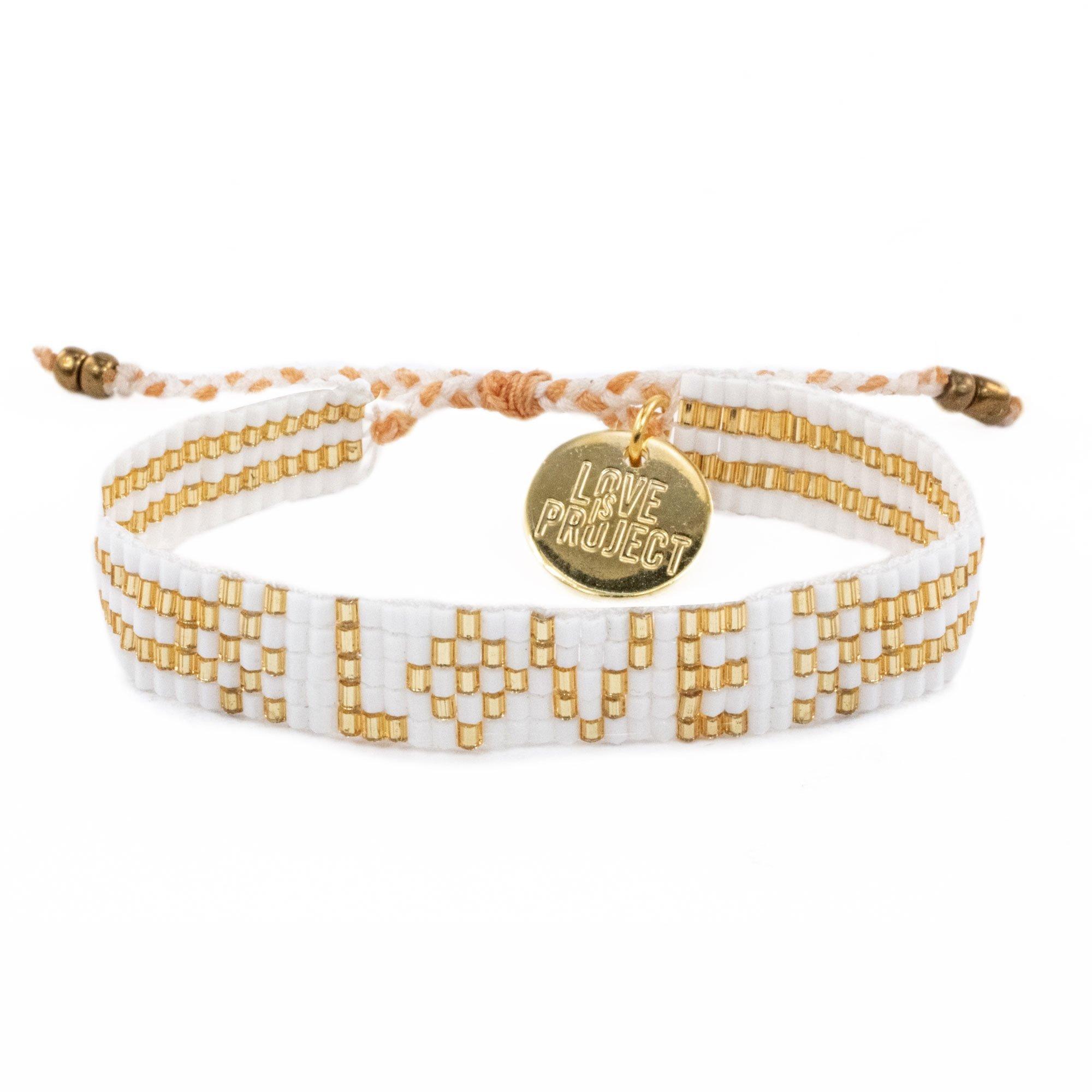 Love Is Project Seed Bead Bracelet image number 0