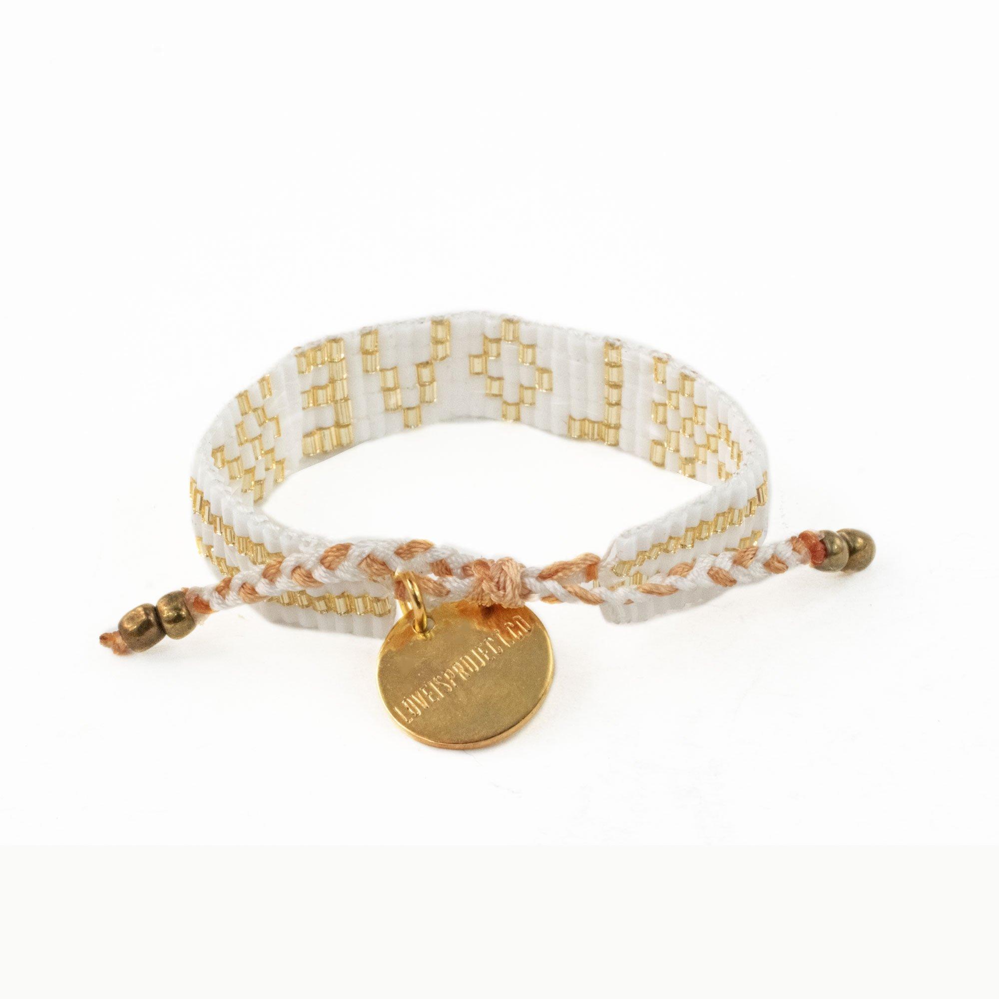 Love Is Project Seed Bead Bracelet image number 1