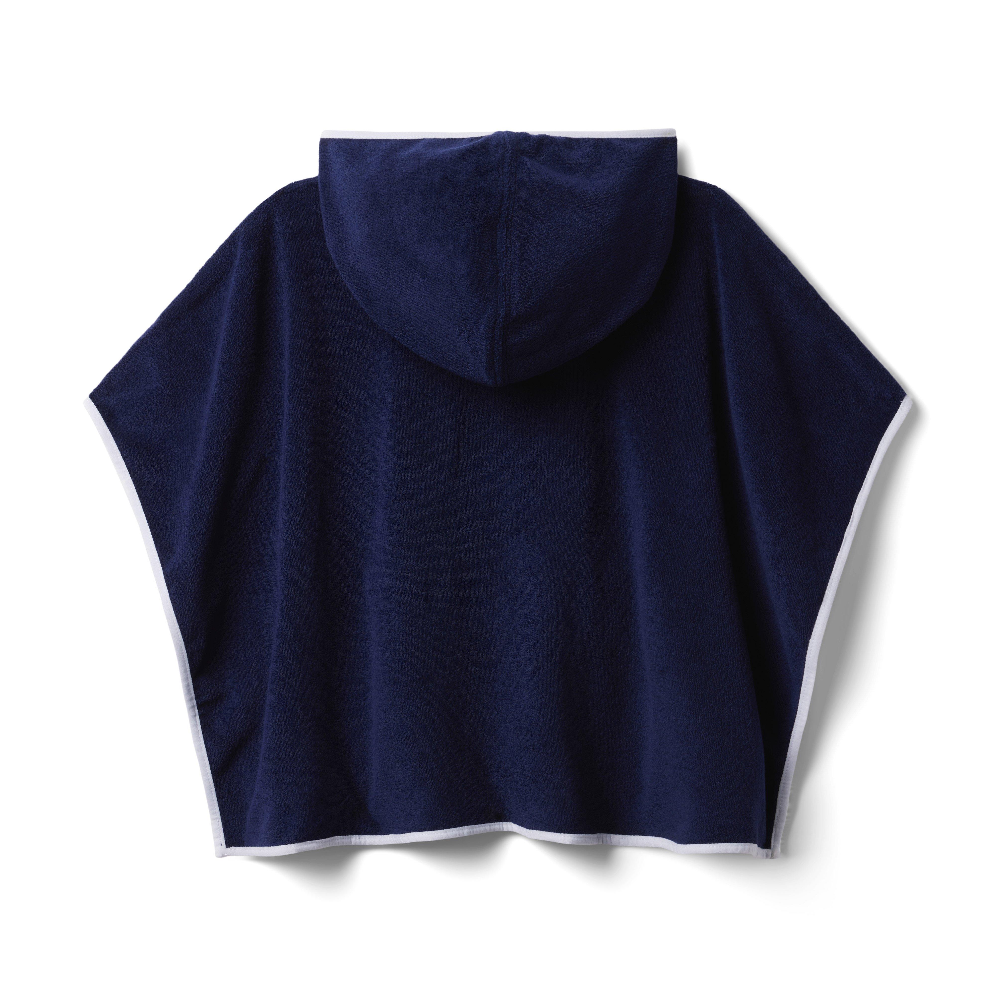 Kaavia James Hooded Terry Poncho Cover-Up image number 1