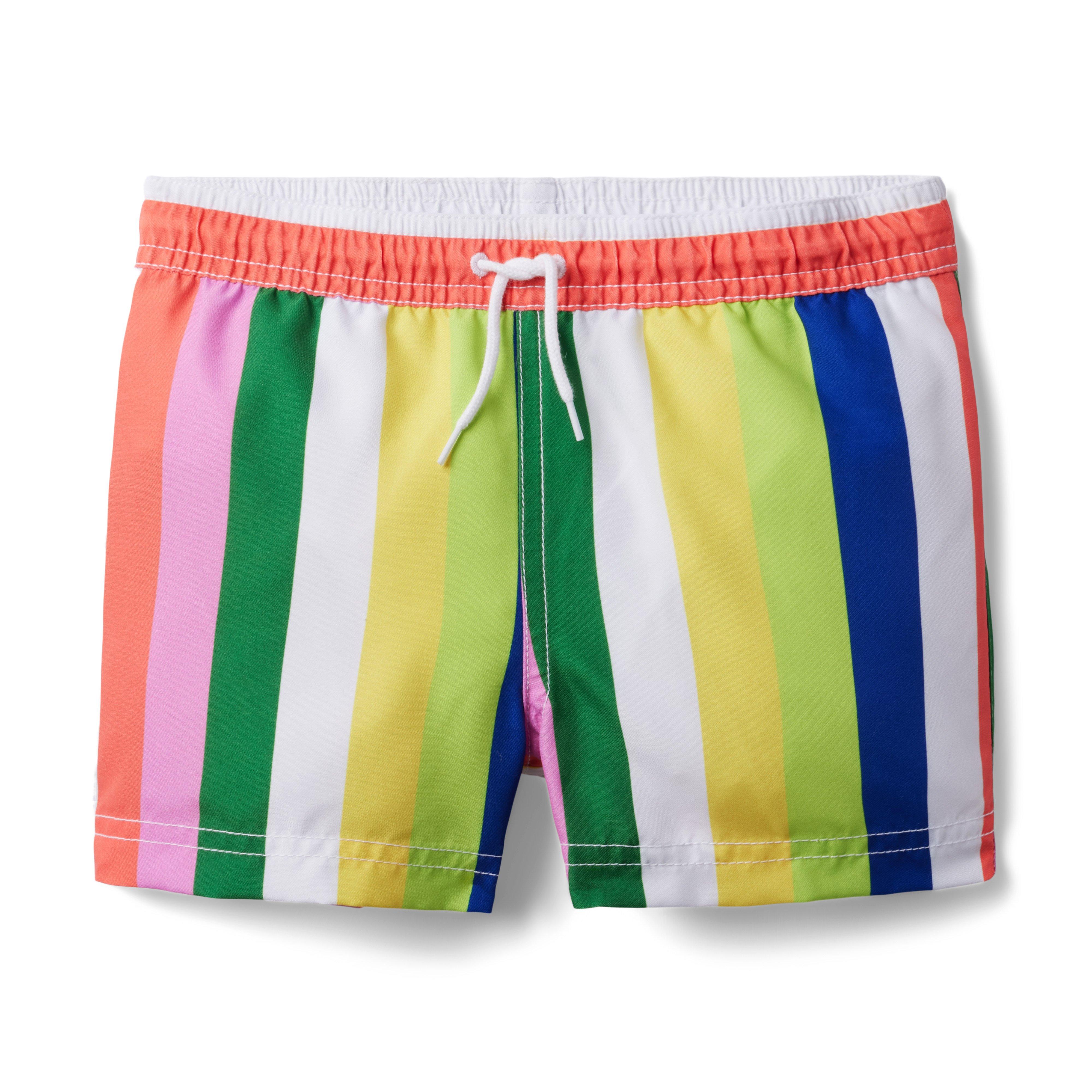 Kaavia James Rainbow Striped Swim Trunk image number 0