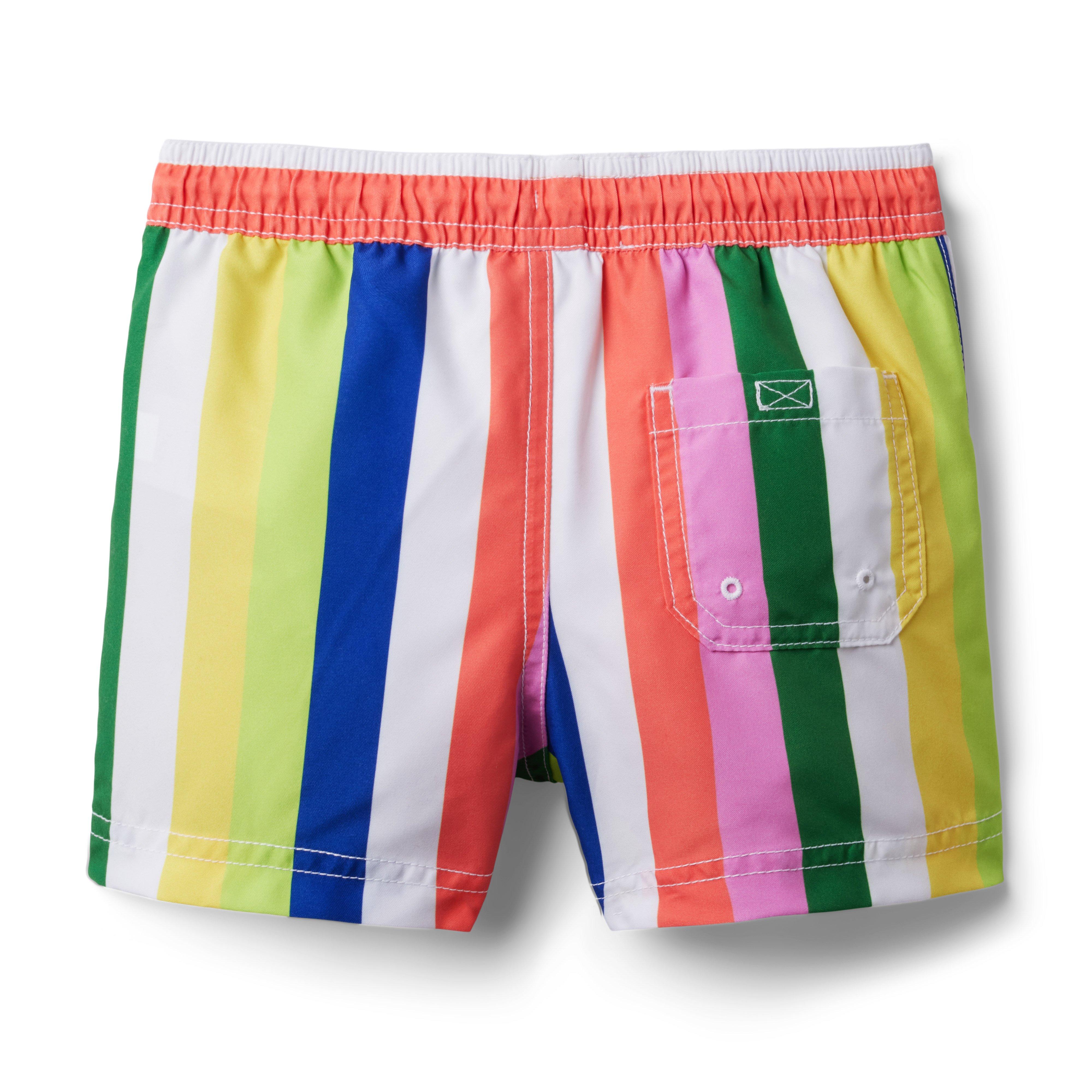 Kaavia James Rainbow Striped Swim Trunk image number 2