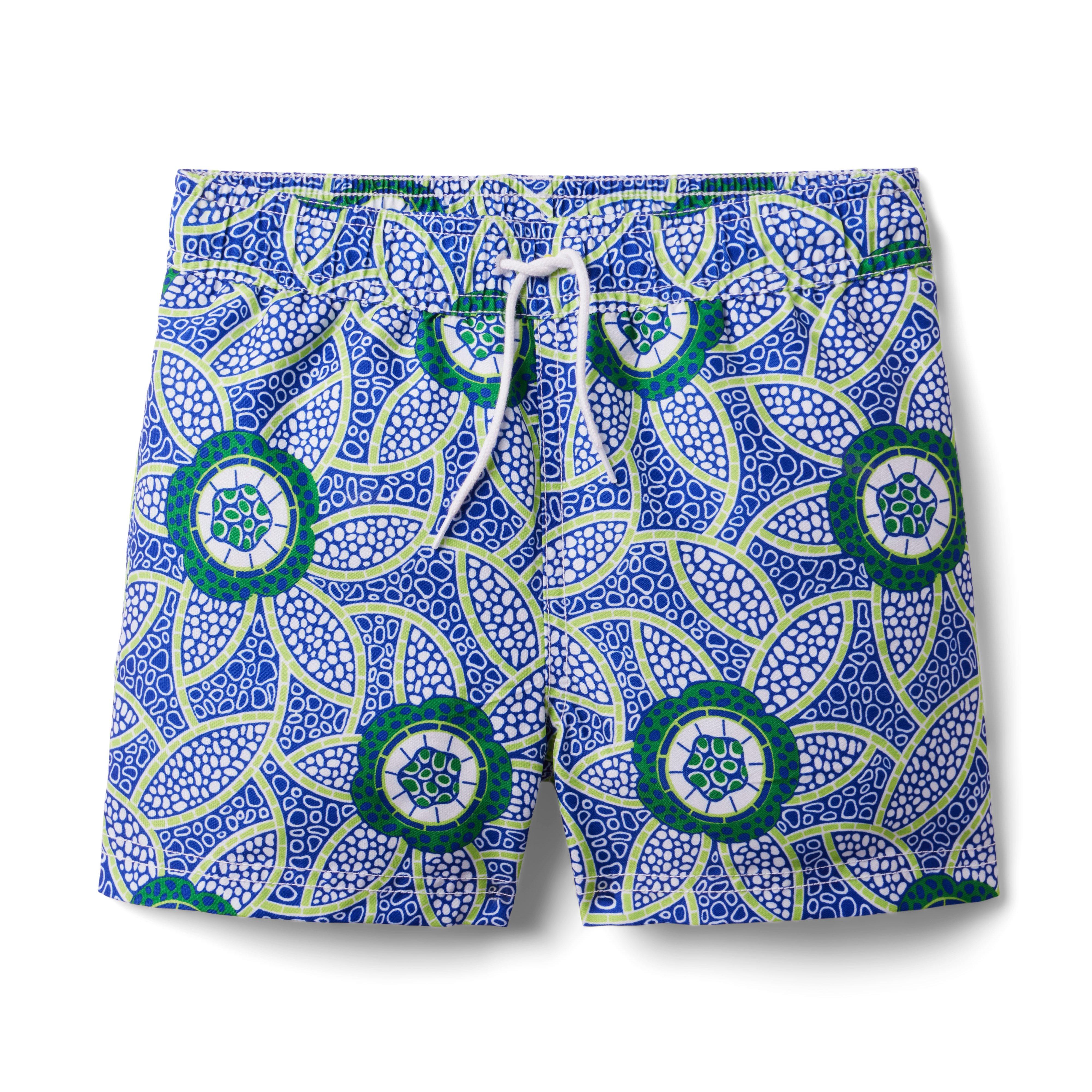 Kaavia James Floral Block Print Swim Trunk image number 0