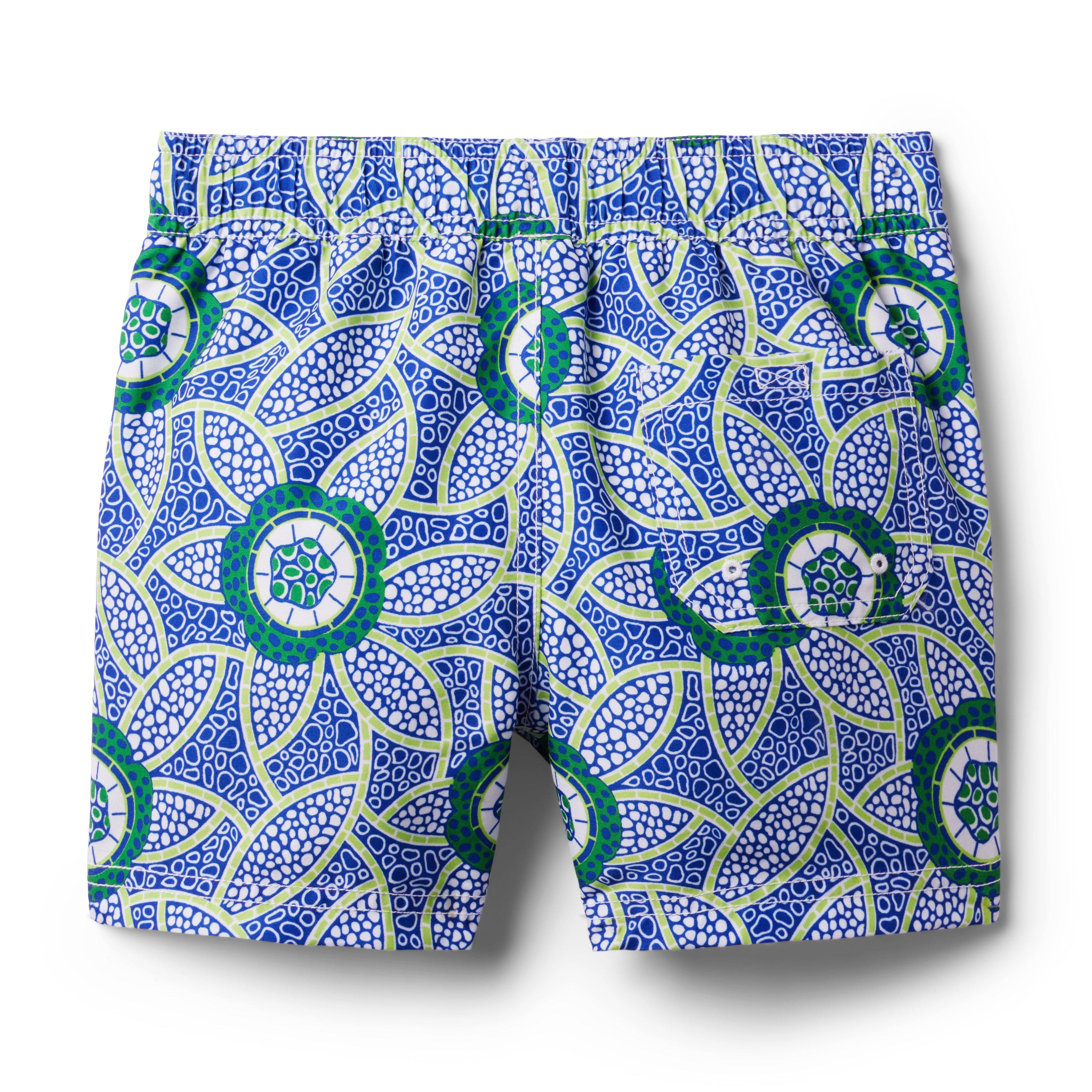 Kaavia James Floral Block Print Swim Trunk image number 1