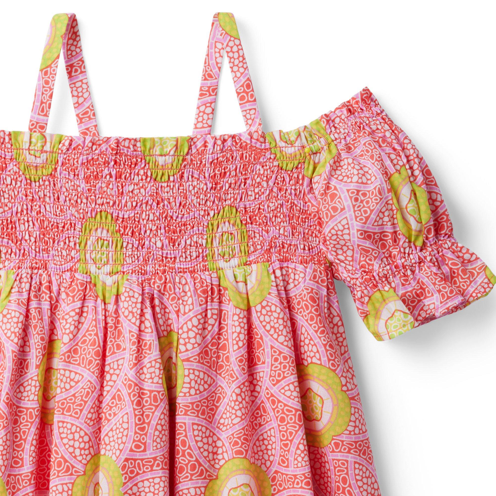 Kaavia James Floral Block Print Dress image number 3