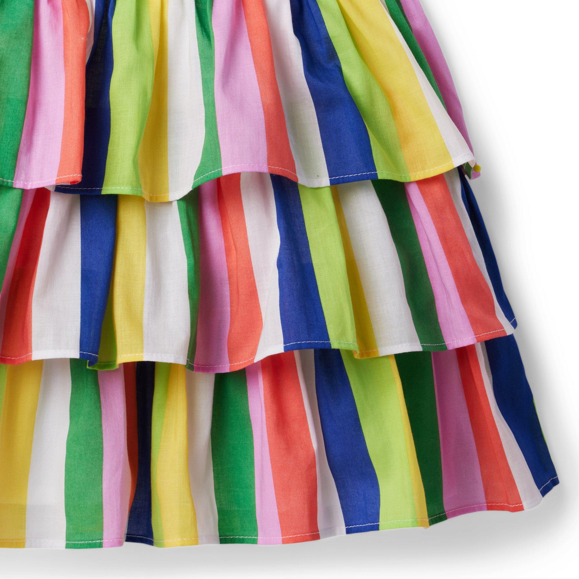 Kaavia James Rainbow Striped Dress image number 3