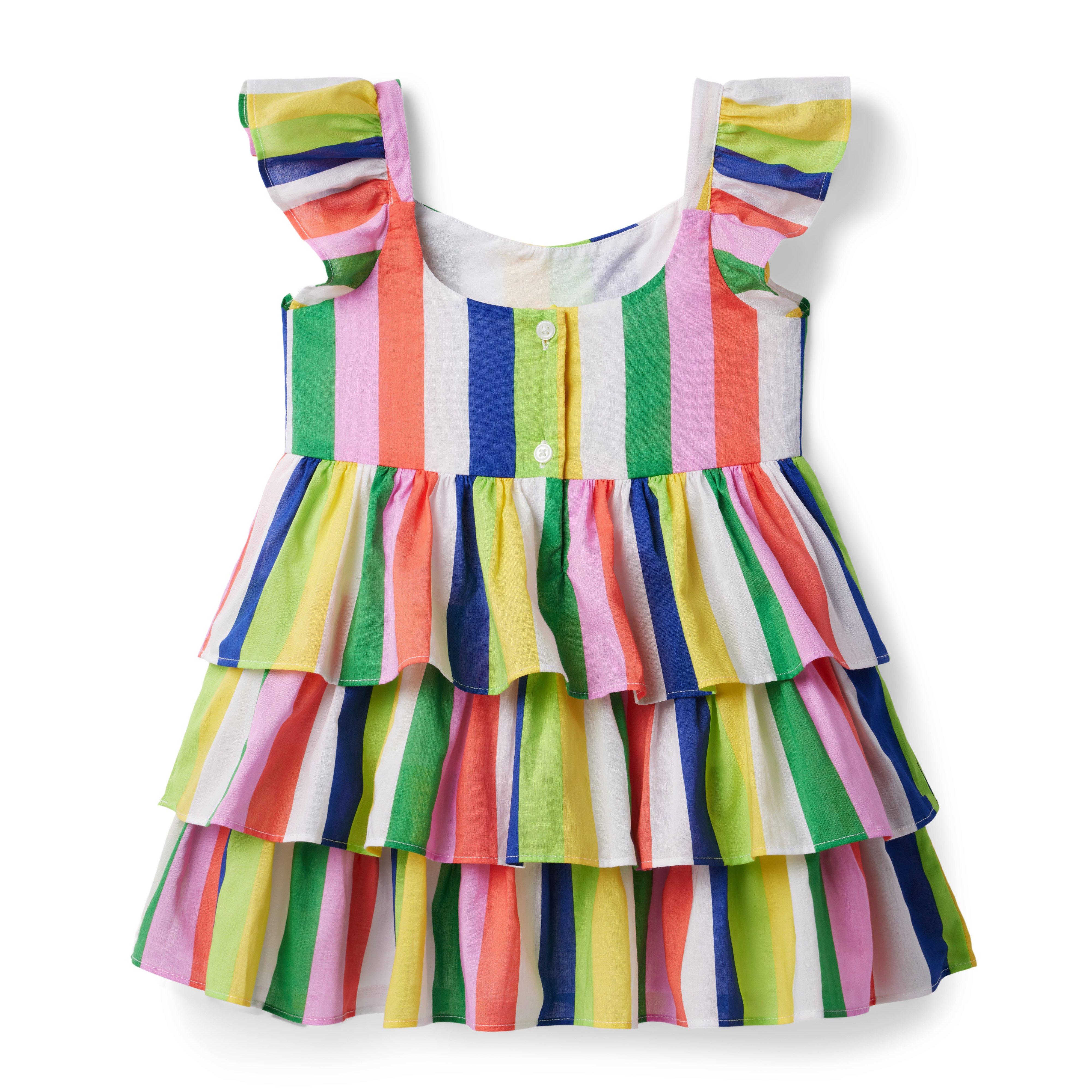 Kaavia James Rainbow Striped Dress image number 2