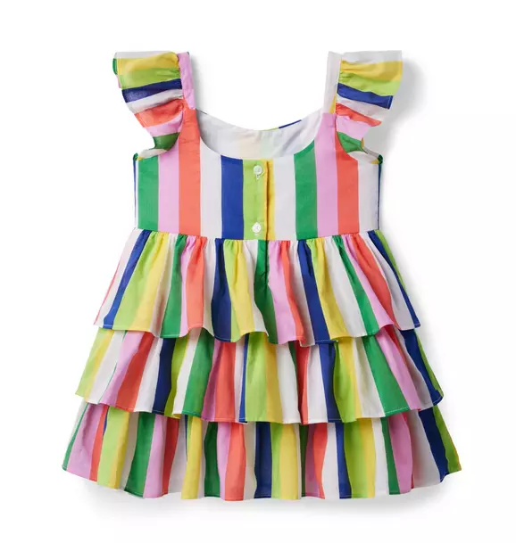 Kaavia James Rainbow Striped Dress image number 2
