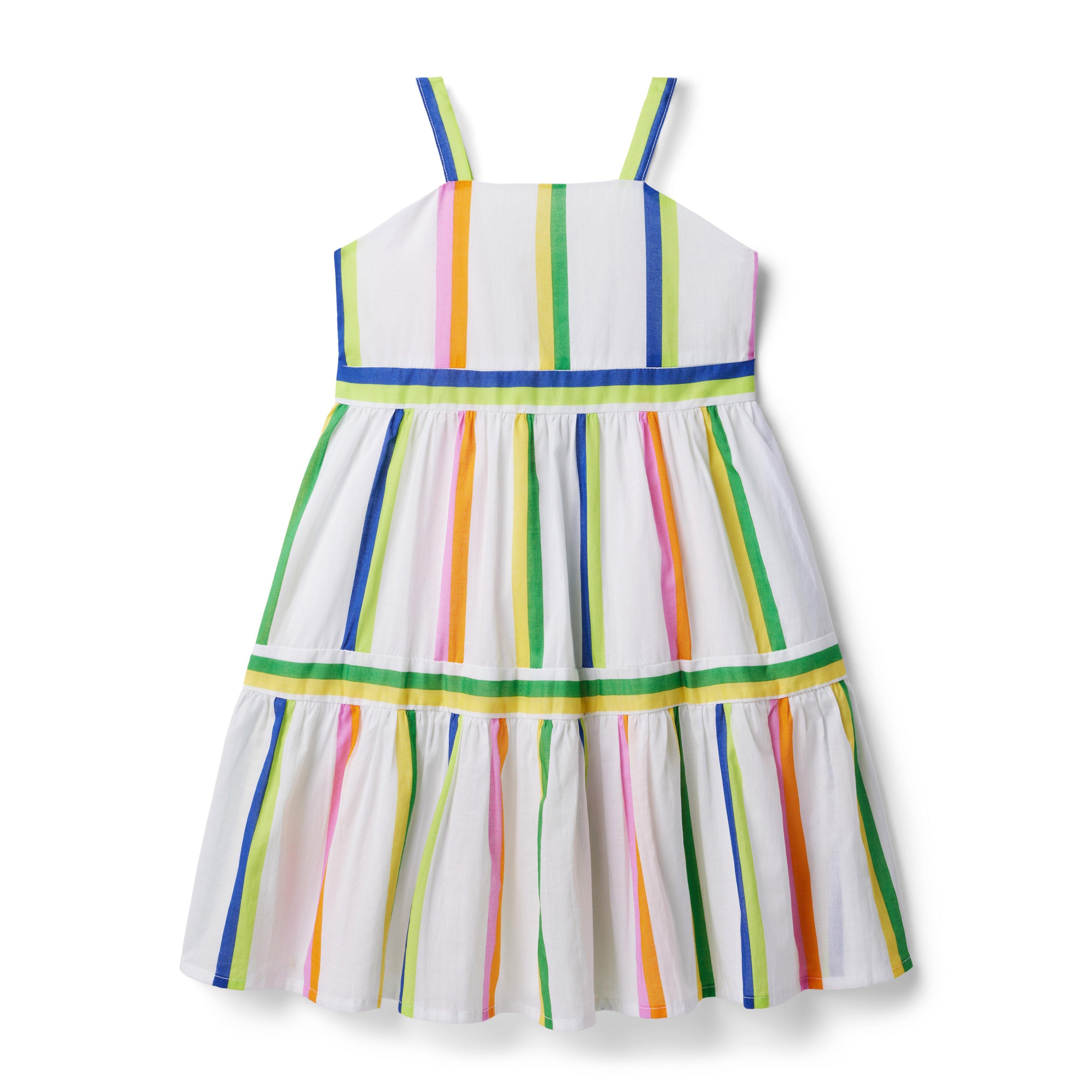 Kaavia James Striped Midi Dress image number 0