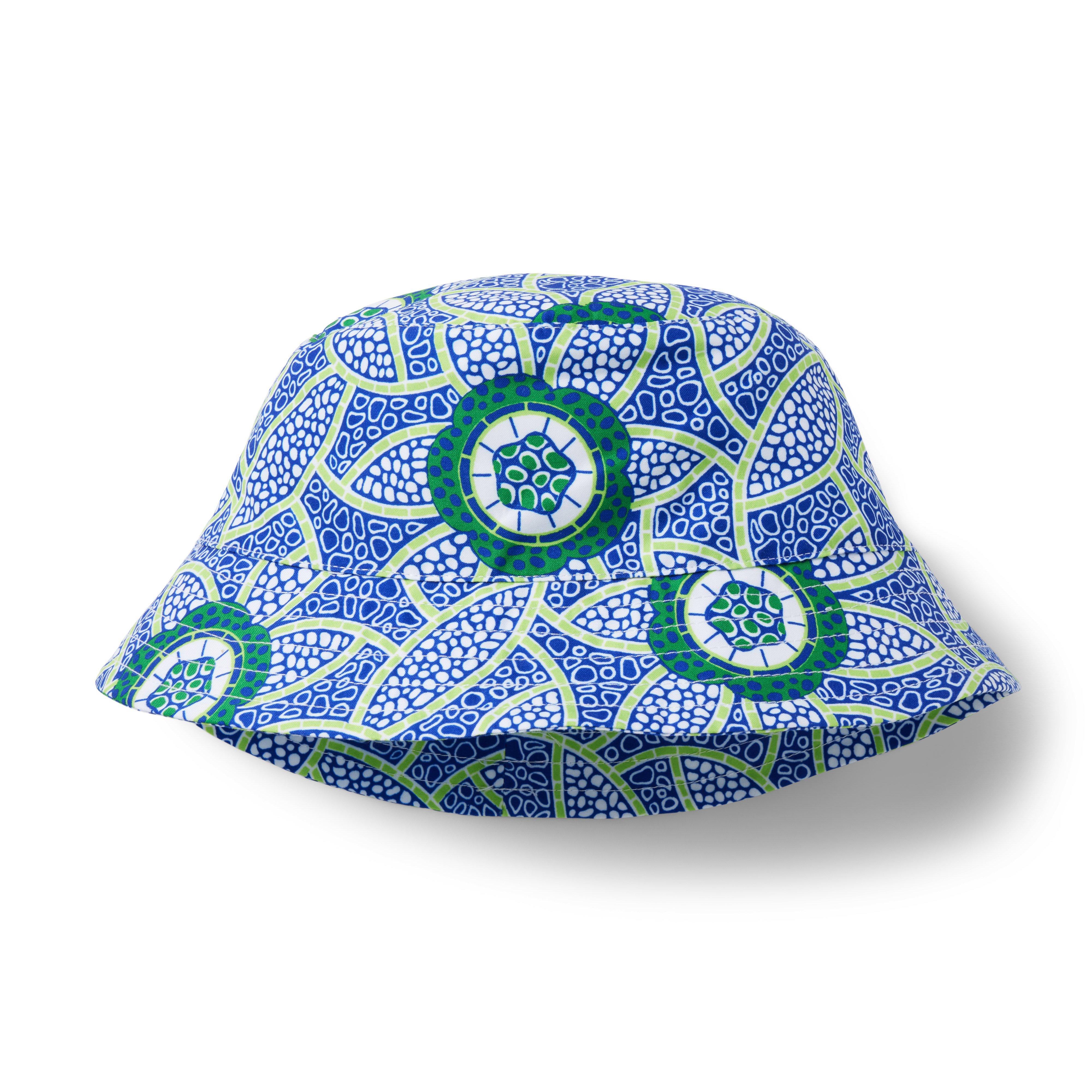 Kaavia James Floral Block Print Bucket Hat image number 0