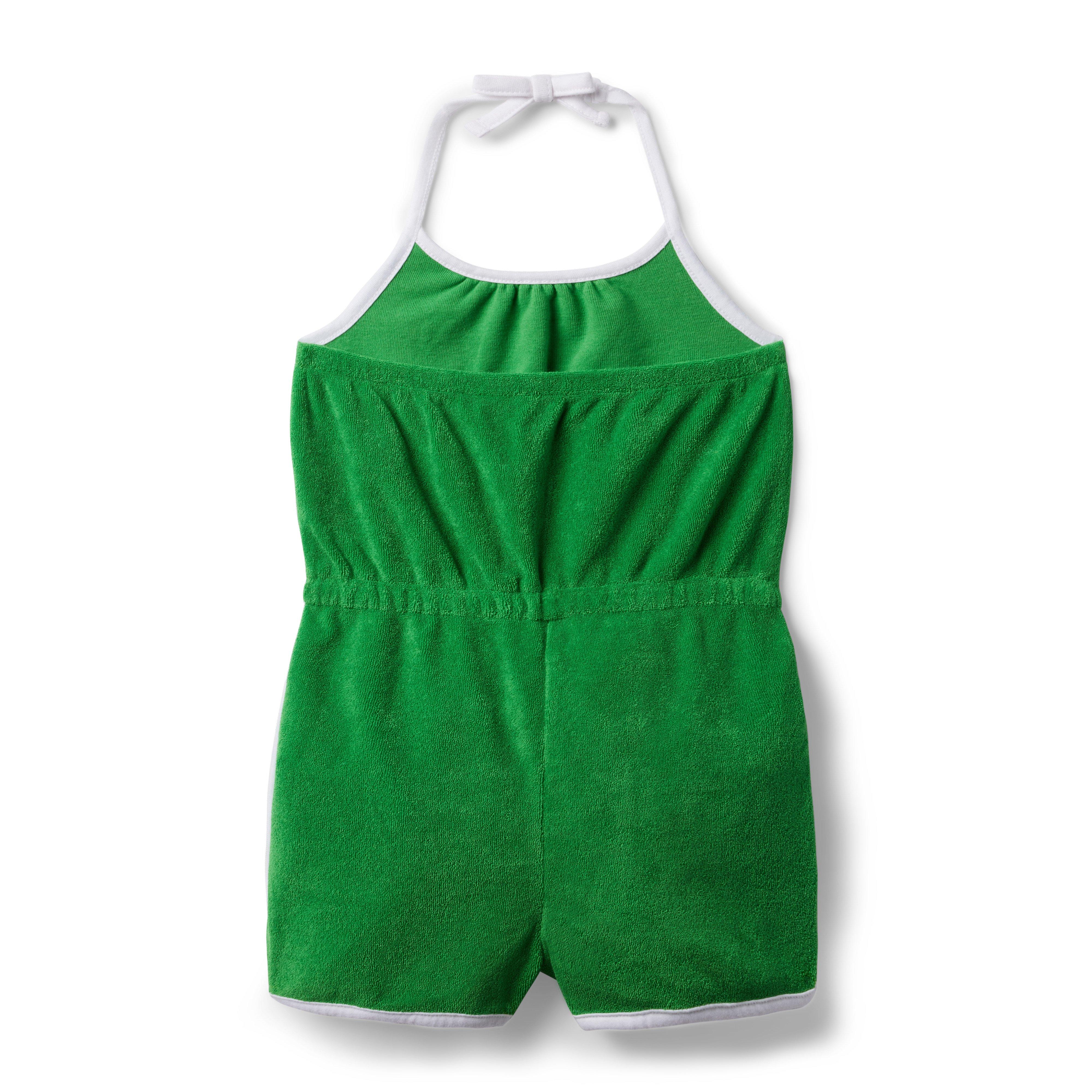 Kaavia James Halter Terry Romper image number 2