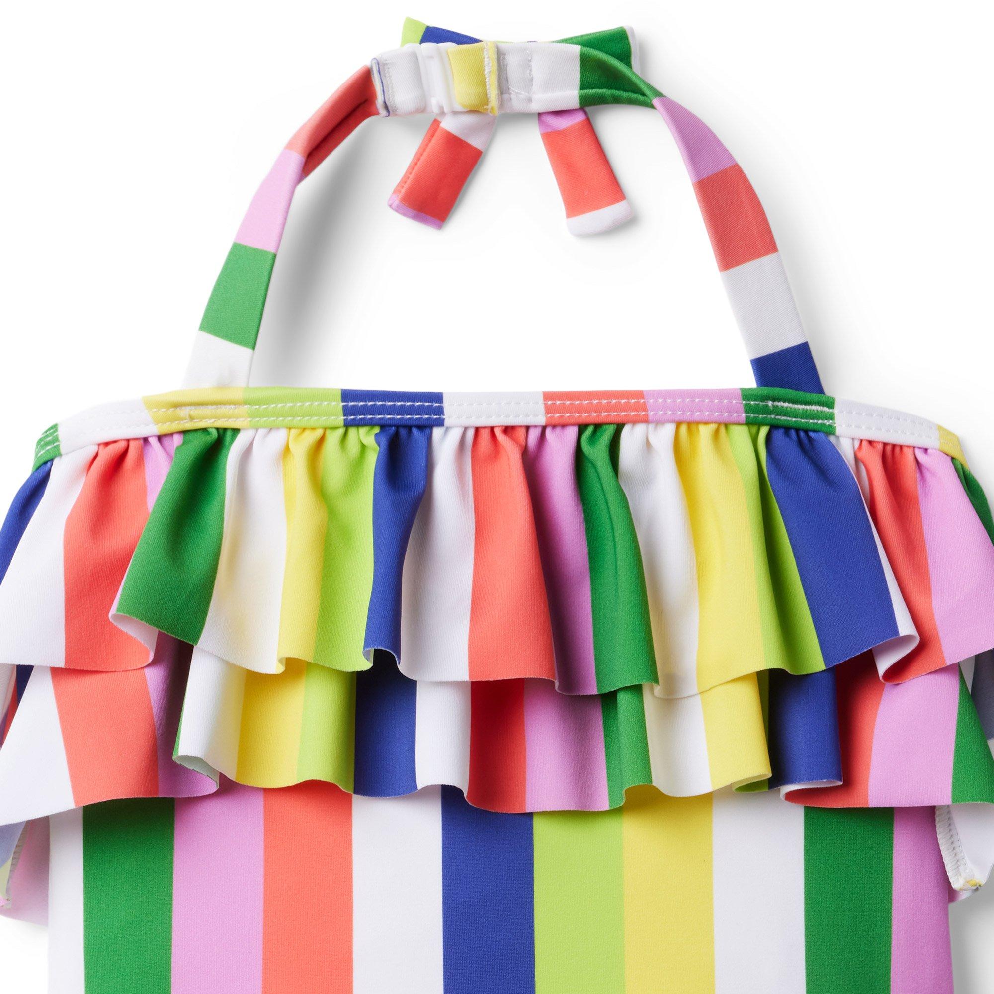 Kaavia James Rainbow Striped Swimsuit image number 2