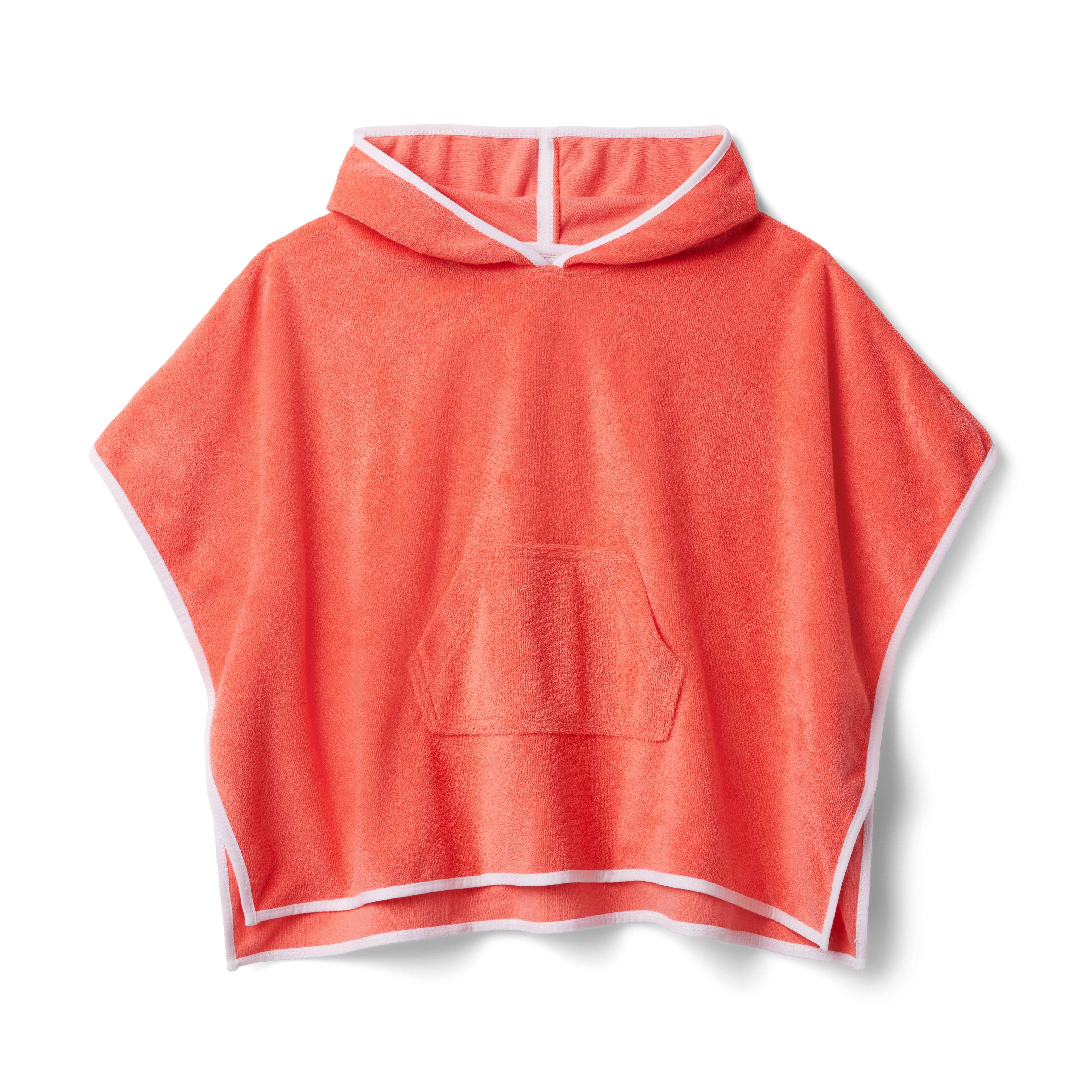 Kaavia James Hooded Terry Poncho Cover-Up image number 0