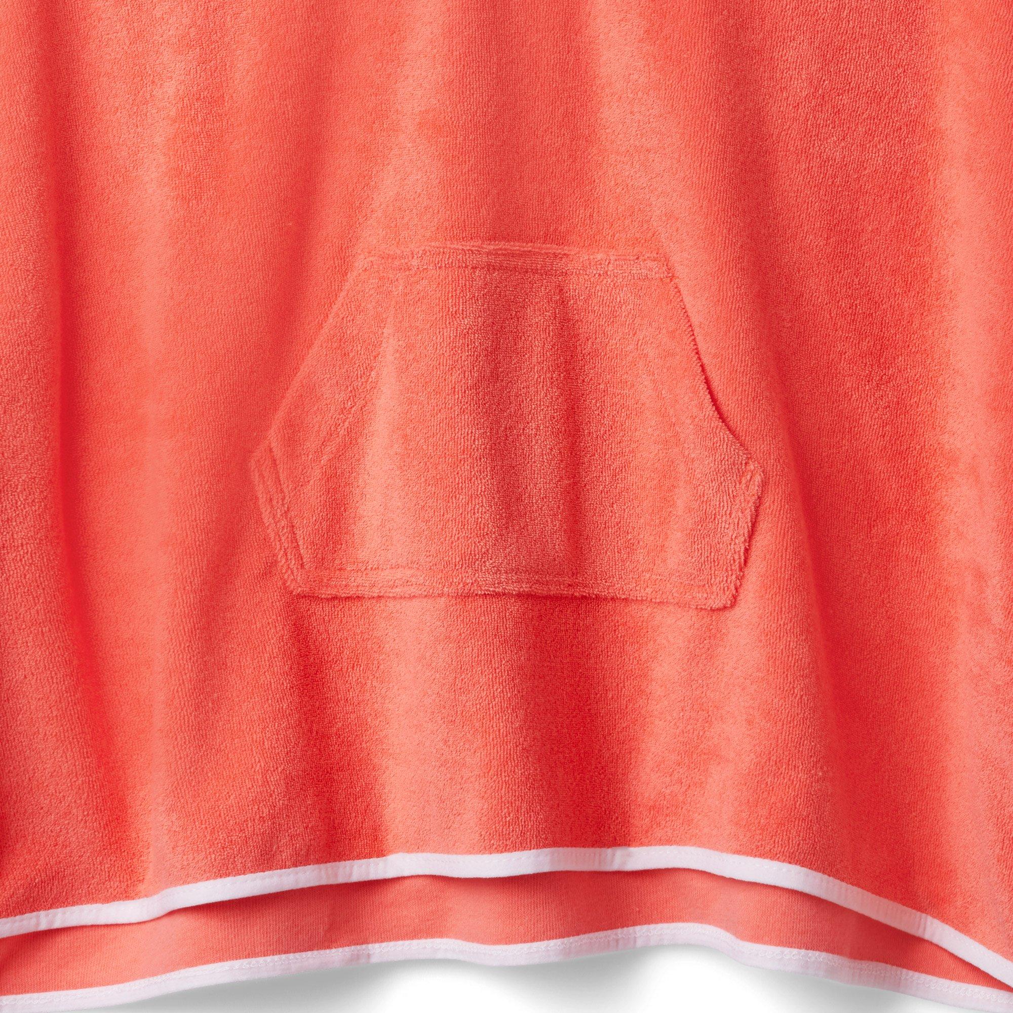 Kaavia James Hooded Terry Poncho Cover-Up image number 3