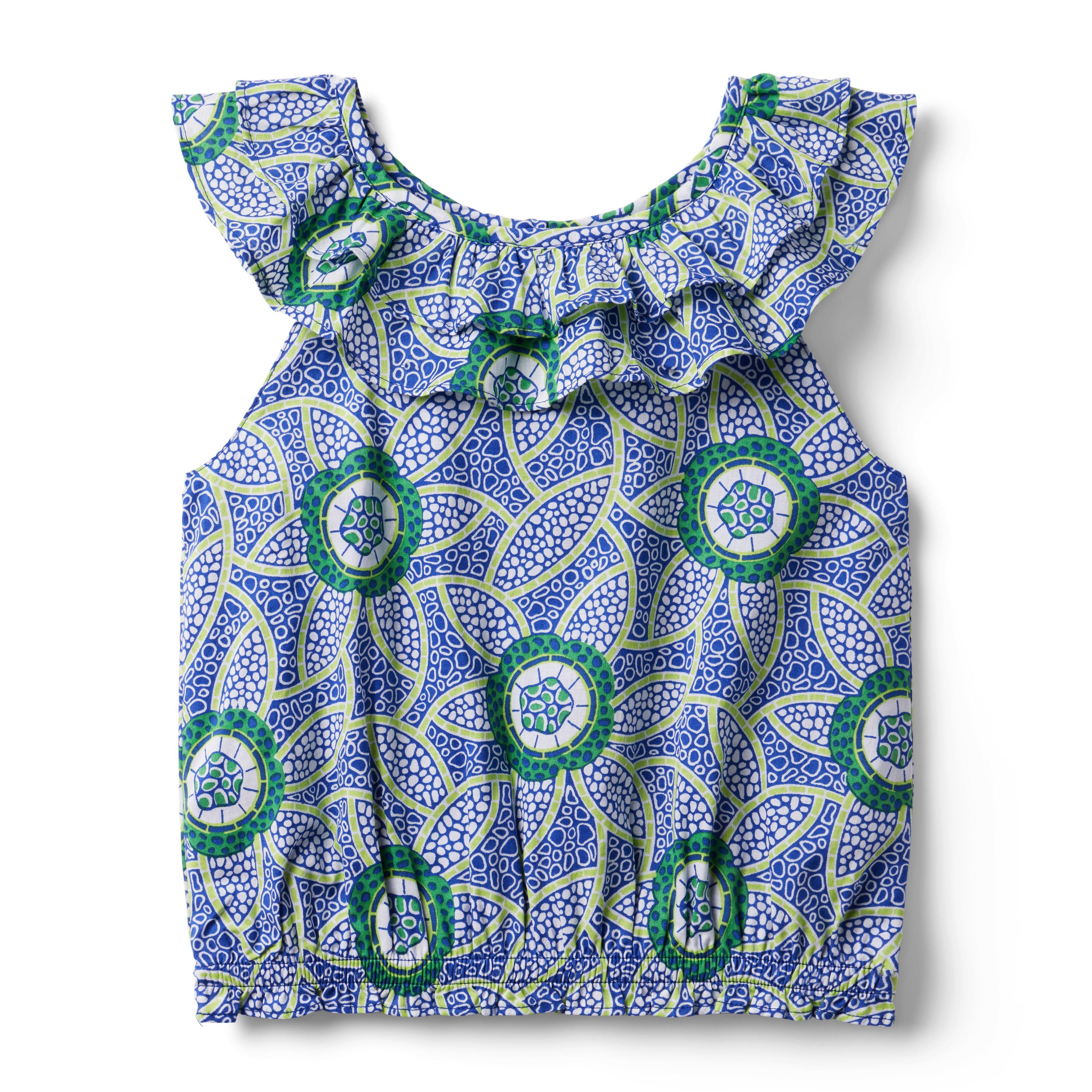 Kaavia James Floral Block Print Top image number 0