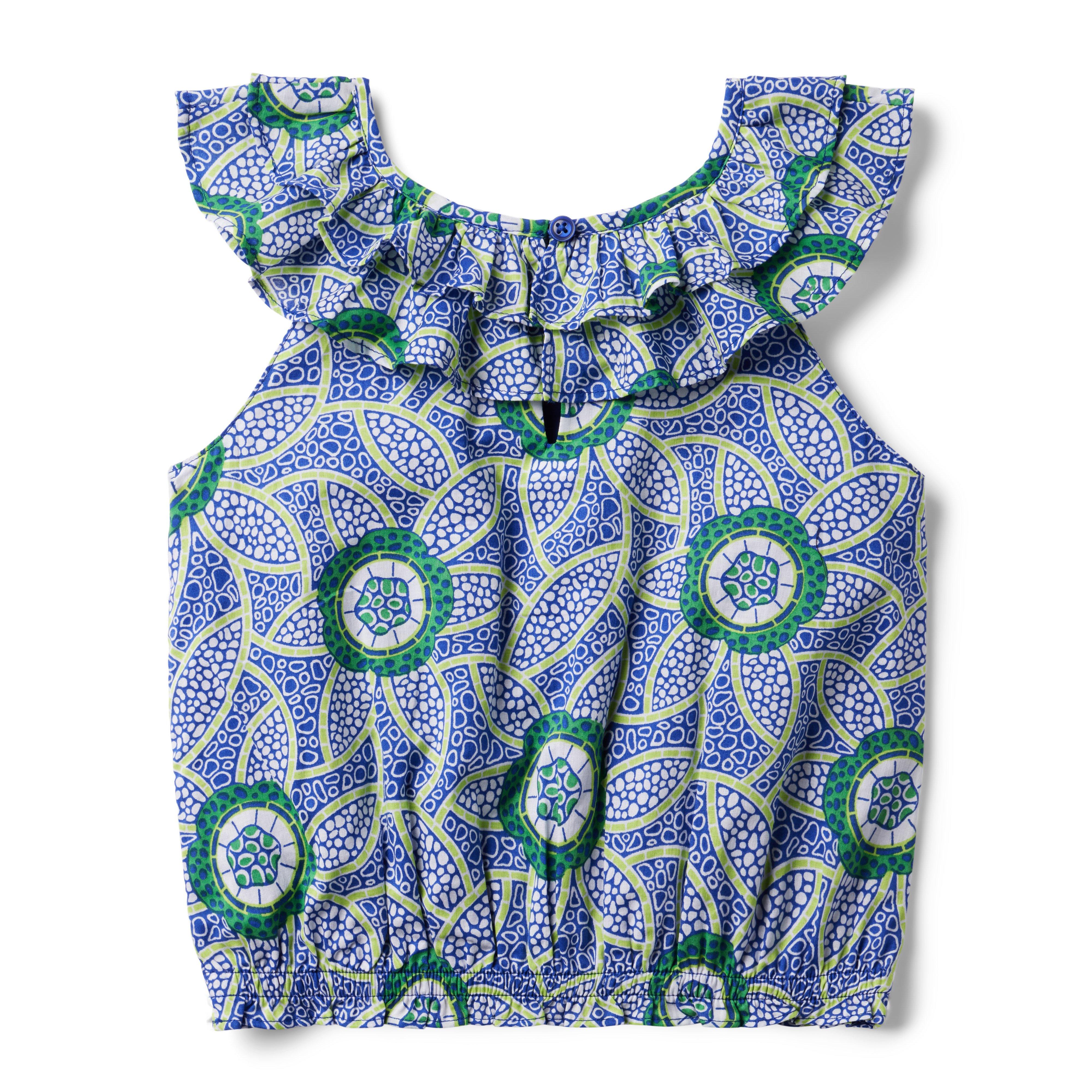 Kaavia James Floral Block Print Top image number 2