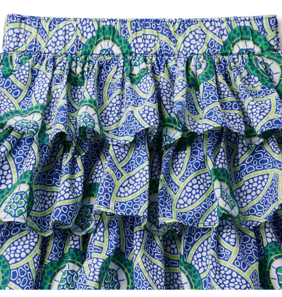 Kaavia James Floral Block Print Skirt image number 2