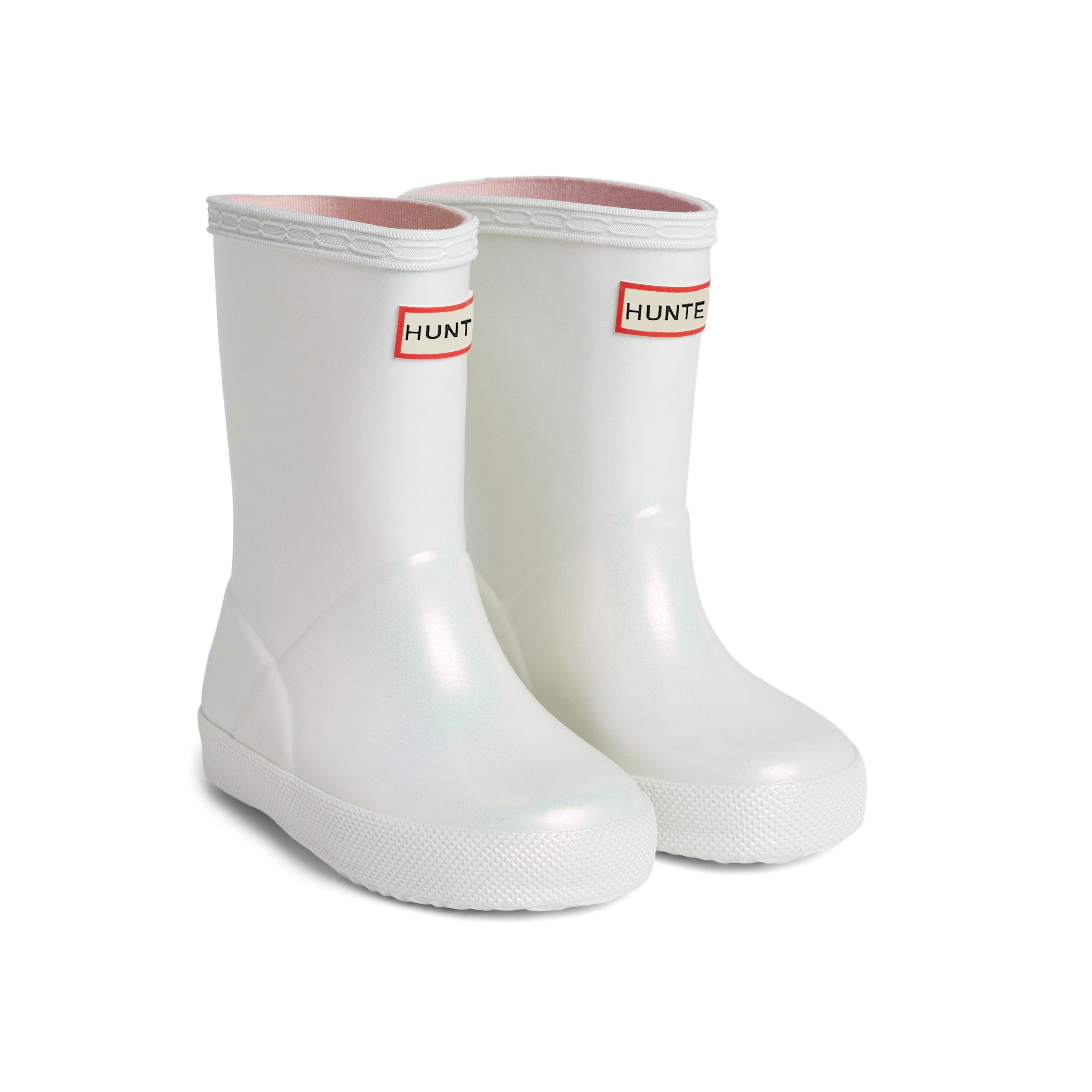 Hunter boots white on sale