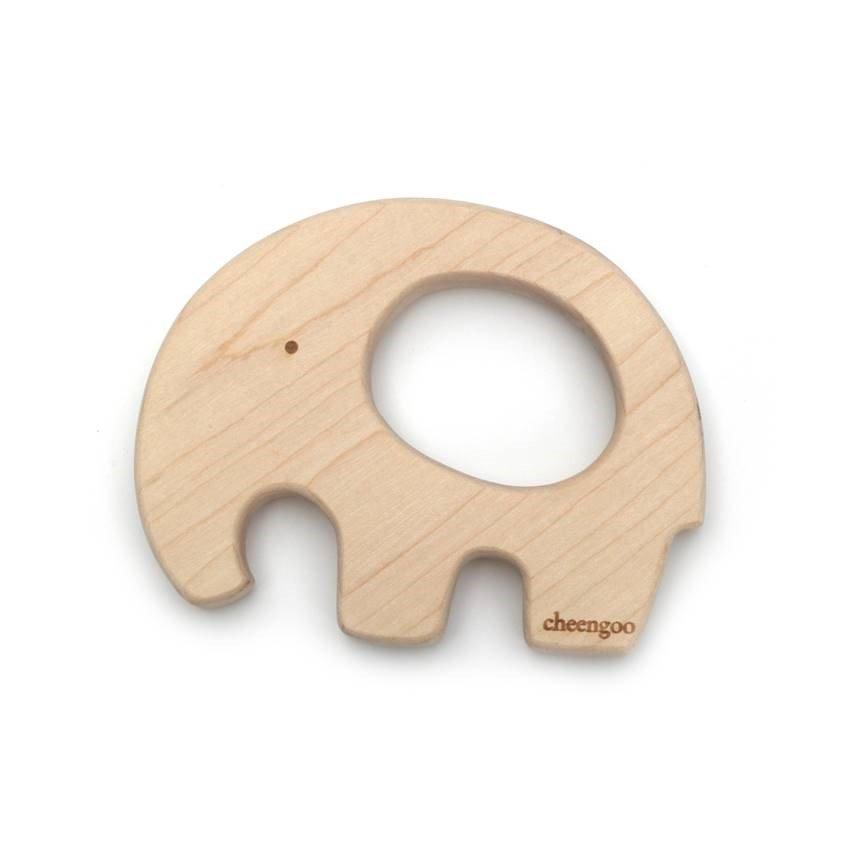 Cheengoo Elephant Wooden Teether image number 0