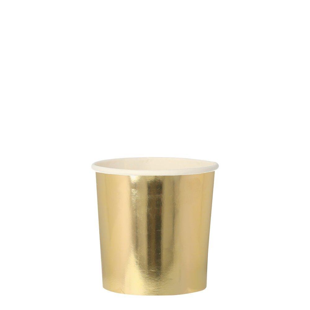 Meri Meri Gold Tumbler Cups image number 1
