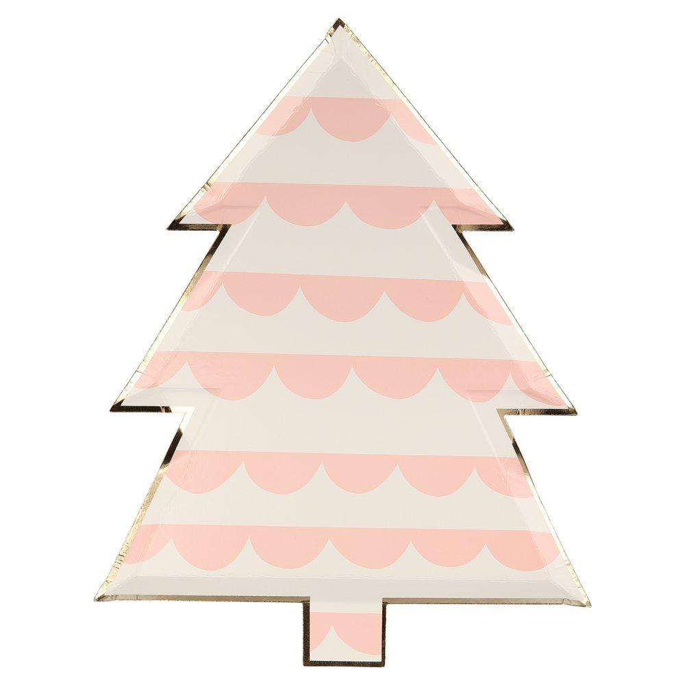 Meri Meri Patterned Christmas Tree Plates image number 4