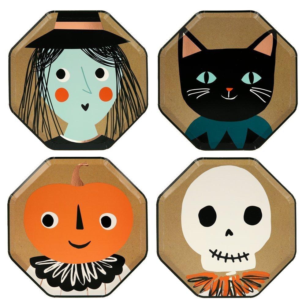 Meri Meri Vintage Halloween Side Plate Set image number 0