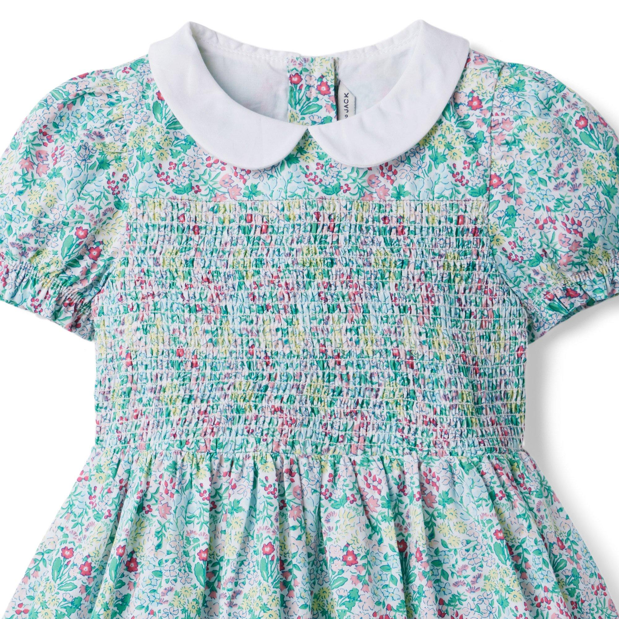 The Charlotte Floral Smocked Dress image number 3