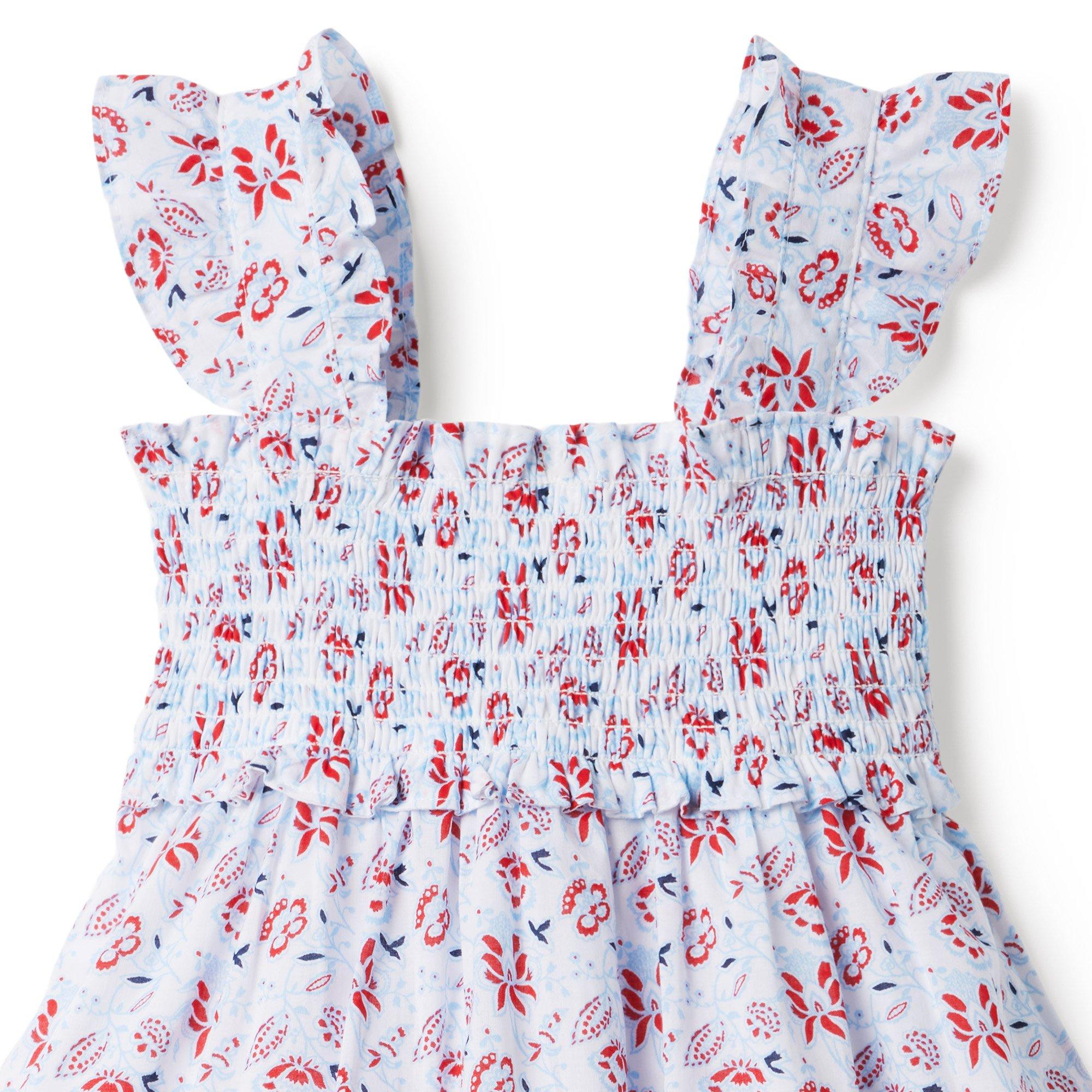 The Emily Floral Smocked Sundress image number 3