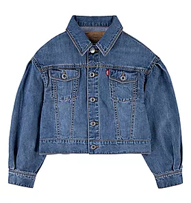 Levi's® Pleated Sleeve Tween Trucker Jacket