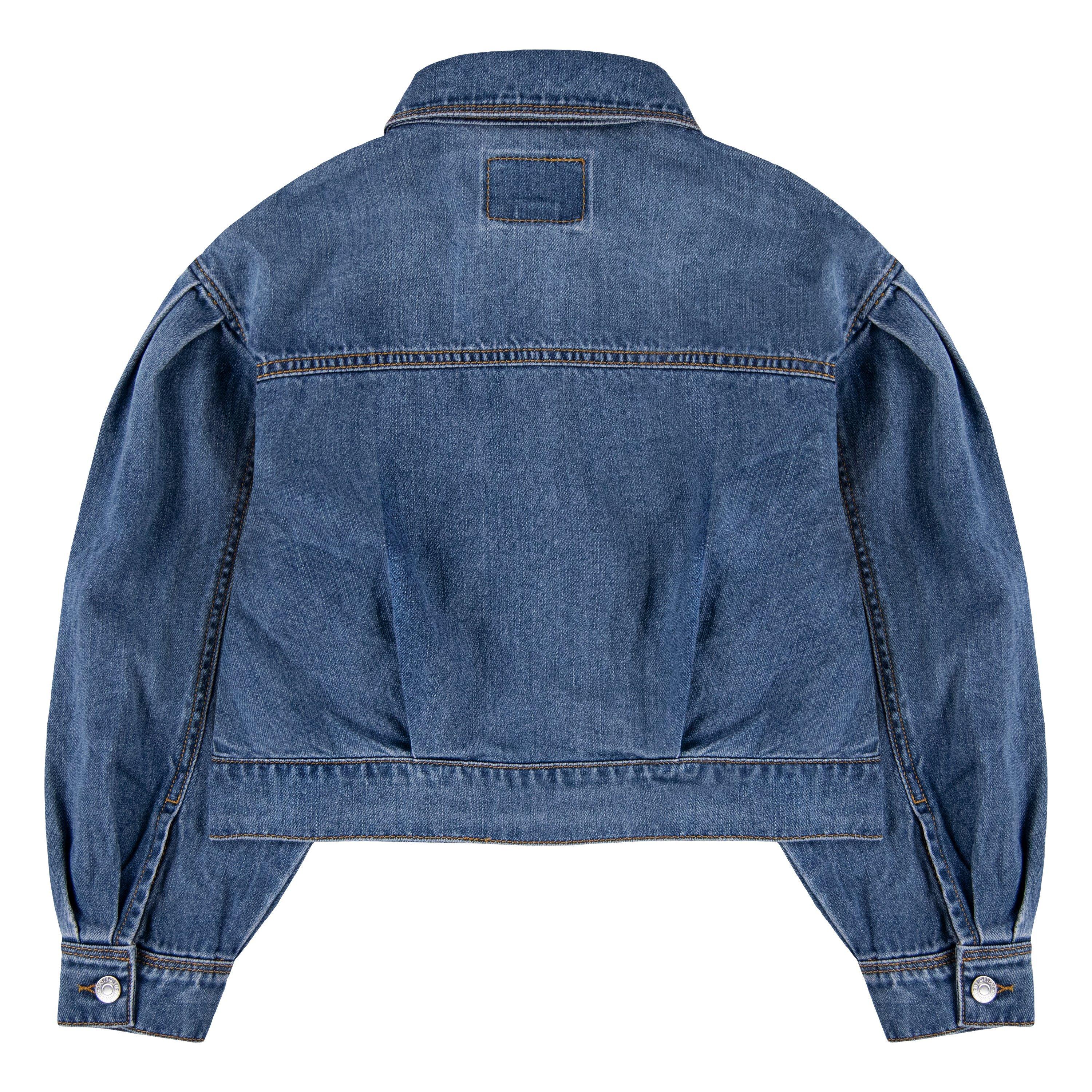 Levi's® Pleated Sleeve Tween Trucker Jacket image number 1