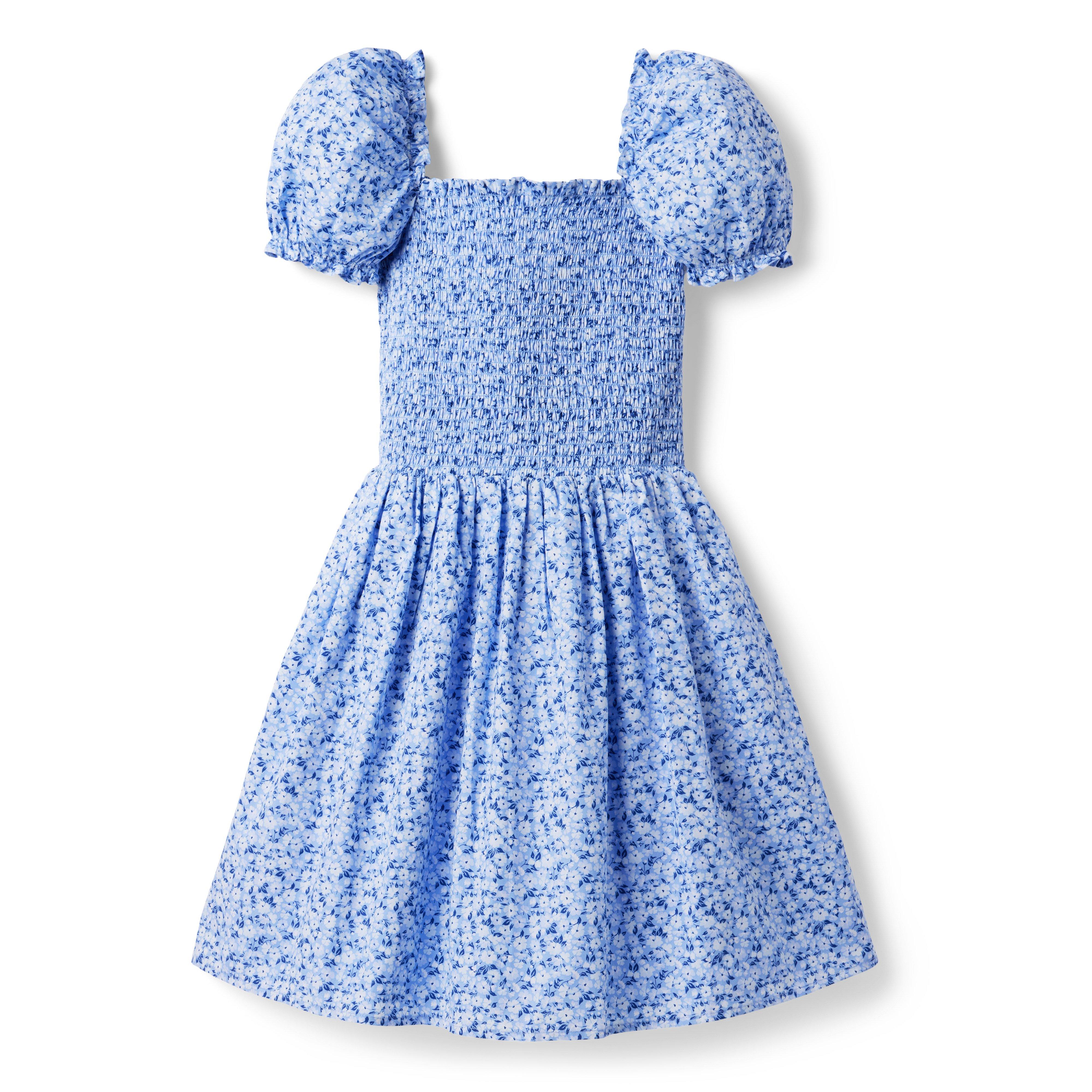 The Grace Floral Smocked Puff Sleeve Dress image number 0