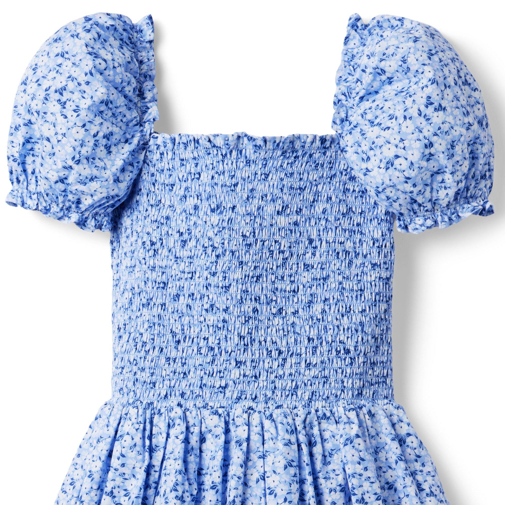 The Grace Floral Smocked Puff Sleeve Dress image number 2