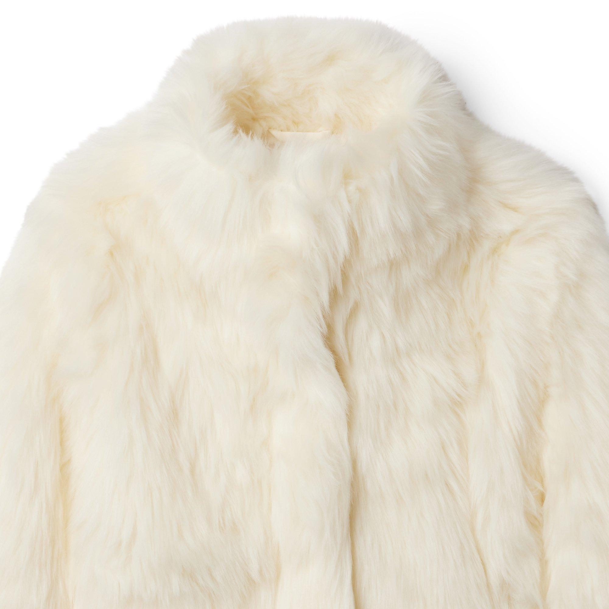 American Girl® x Janie and Jack Soft As Snow Faux Fur Jacket image number 2