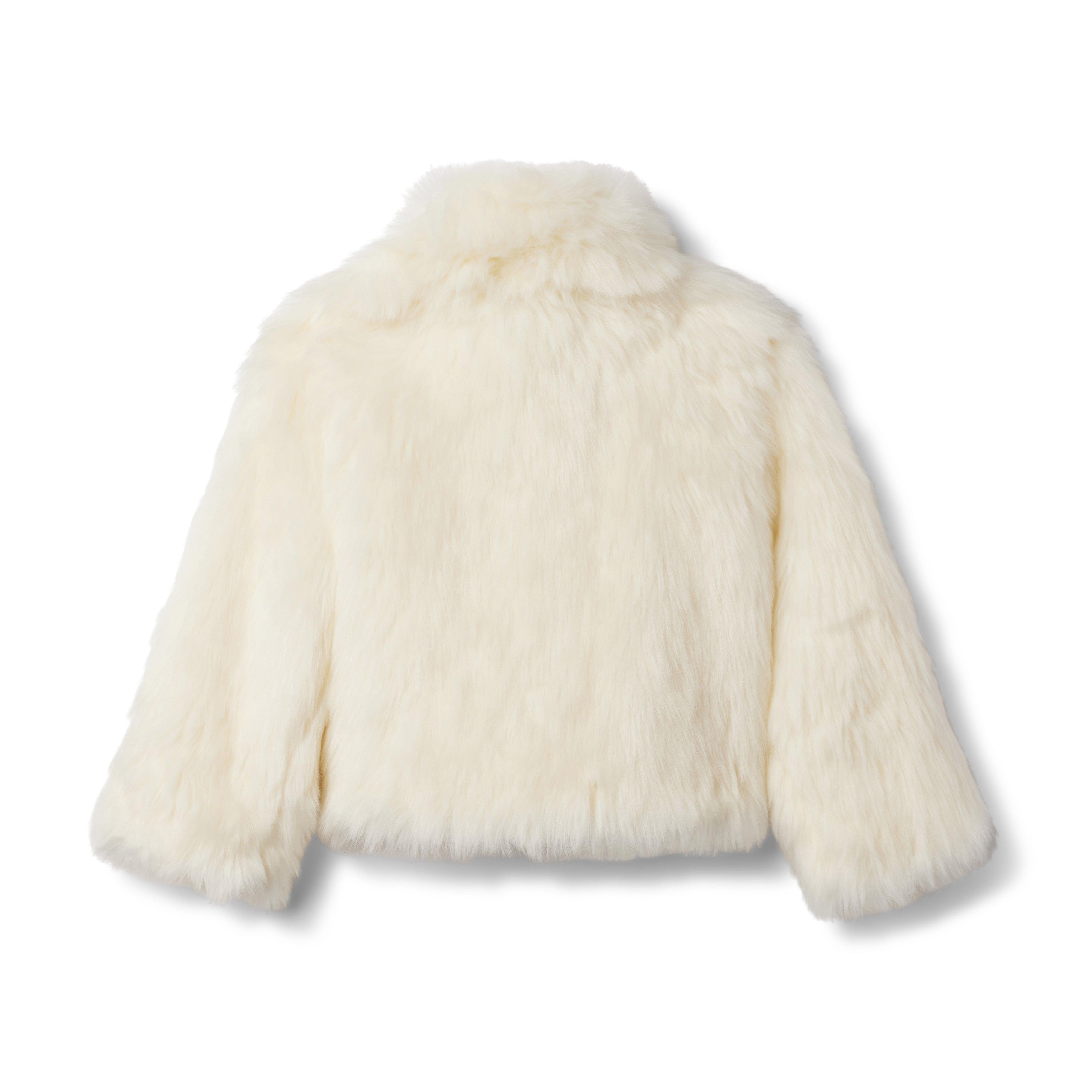 American Girl® x Janie and Jack Soft As Snow Faux Fur Jacket image number 1