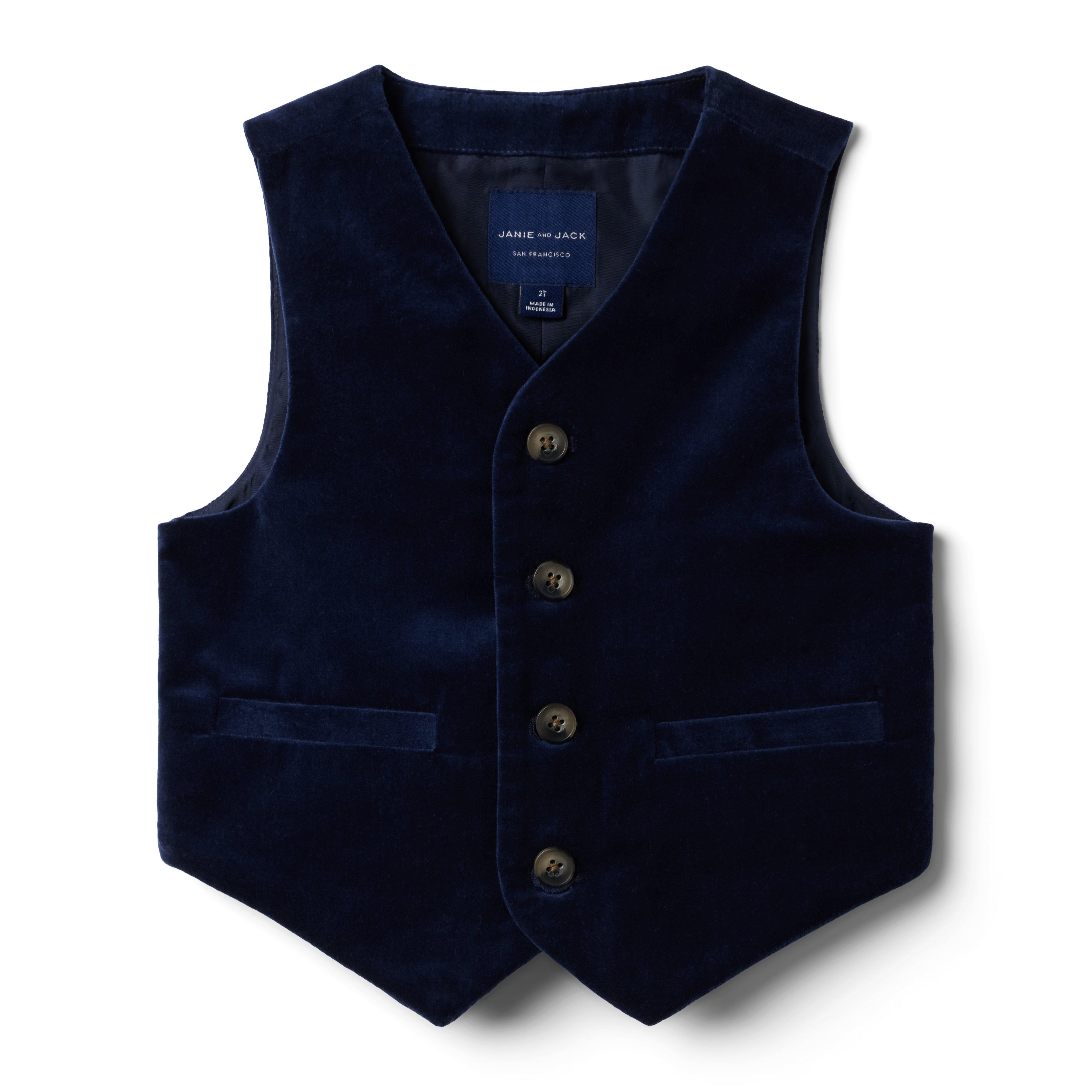 Velvet Suit Vest