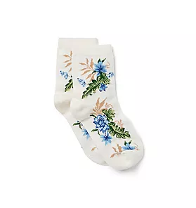 Tropical Floral Sock