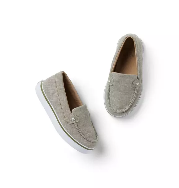 Linen Slip-On Sneaker