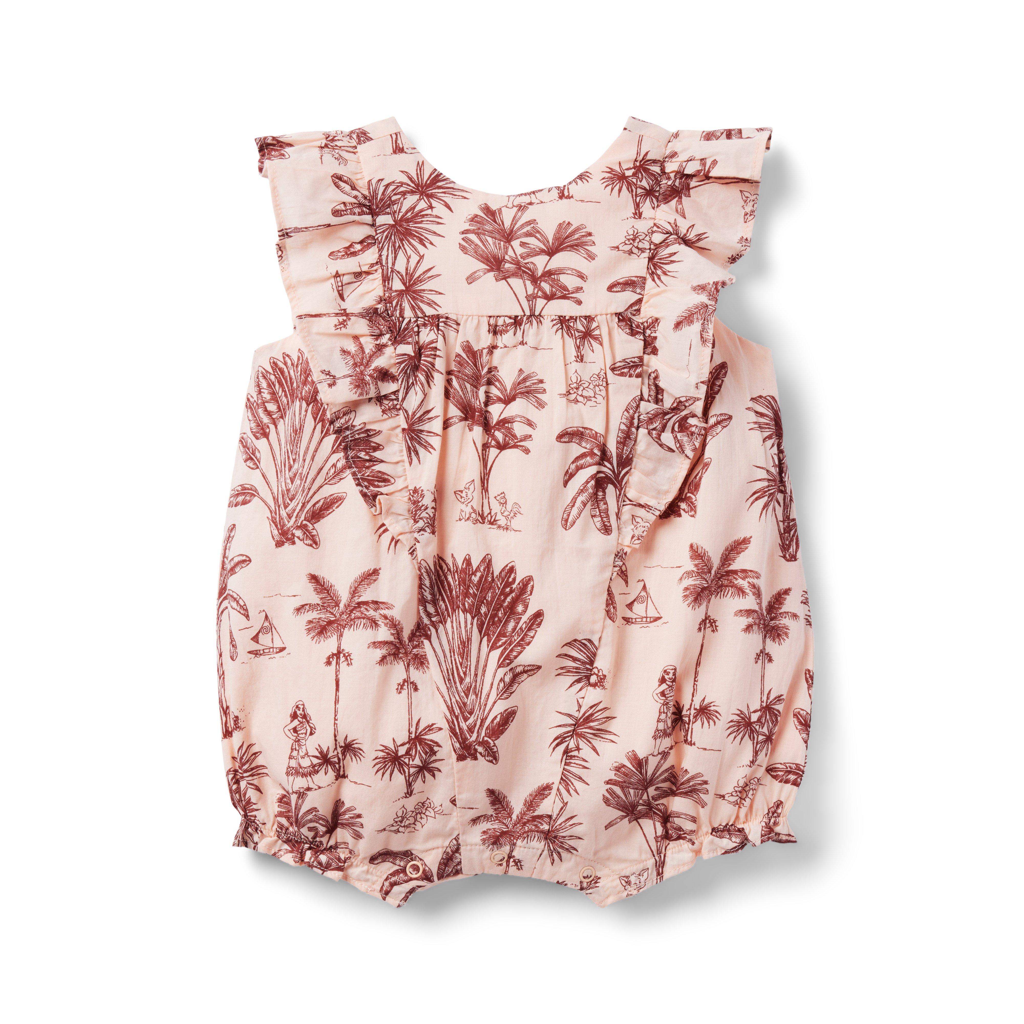 Disney Moana Baby Palm Toile Romper image number 0