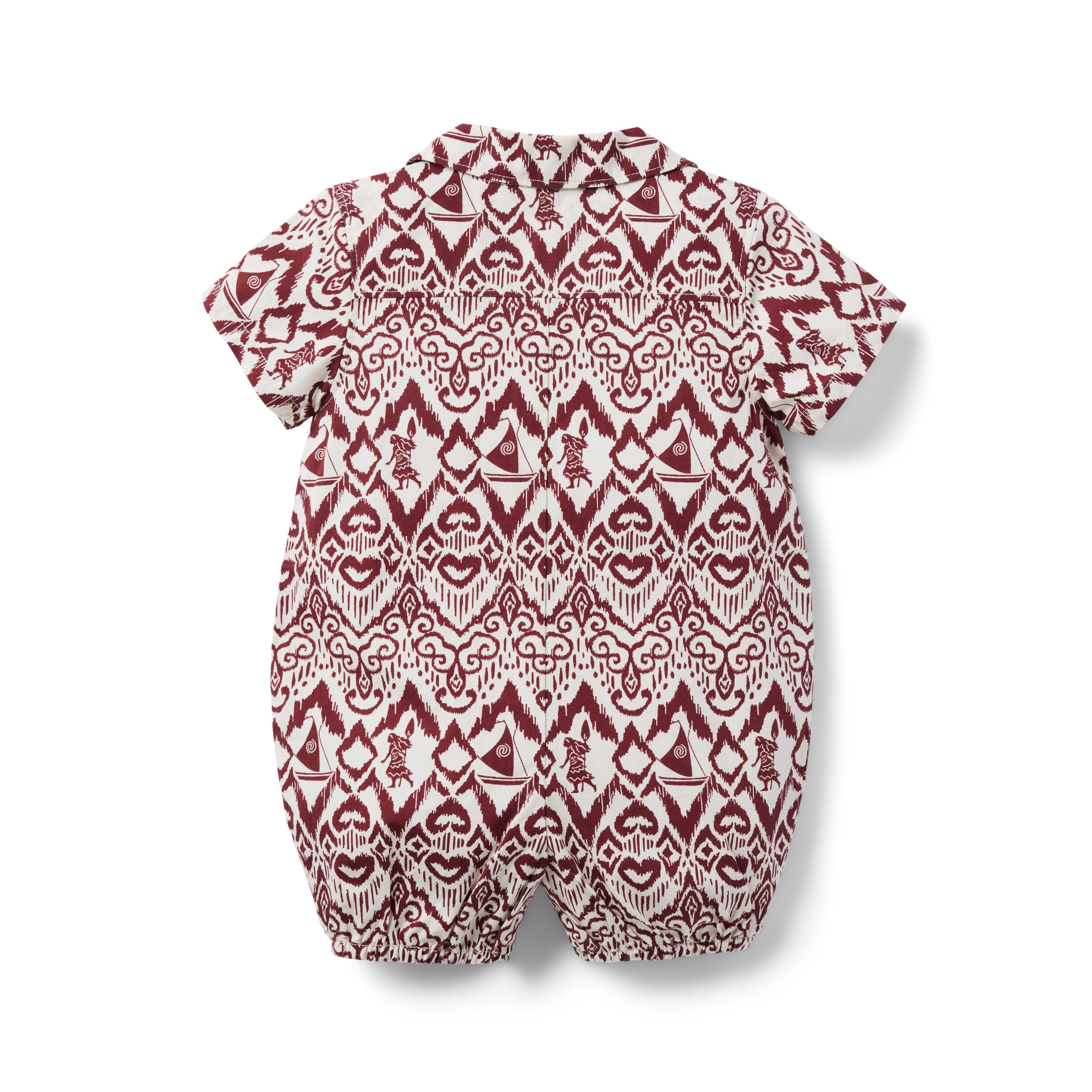 Disney Moana Baby Ikat Poplin Romper image number 1